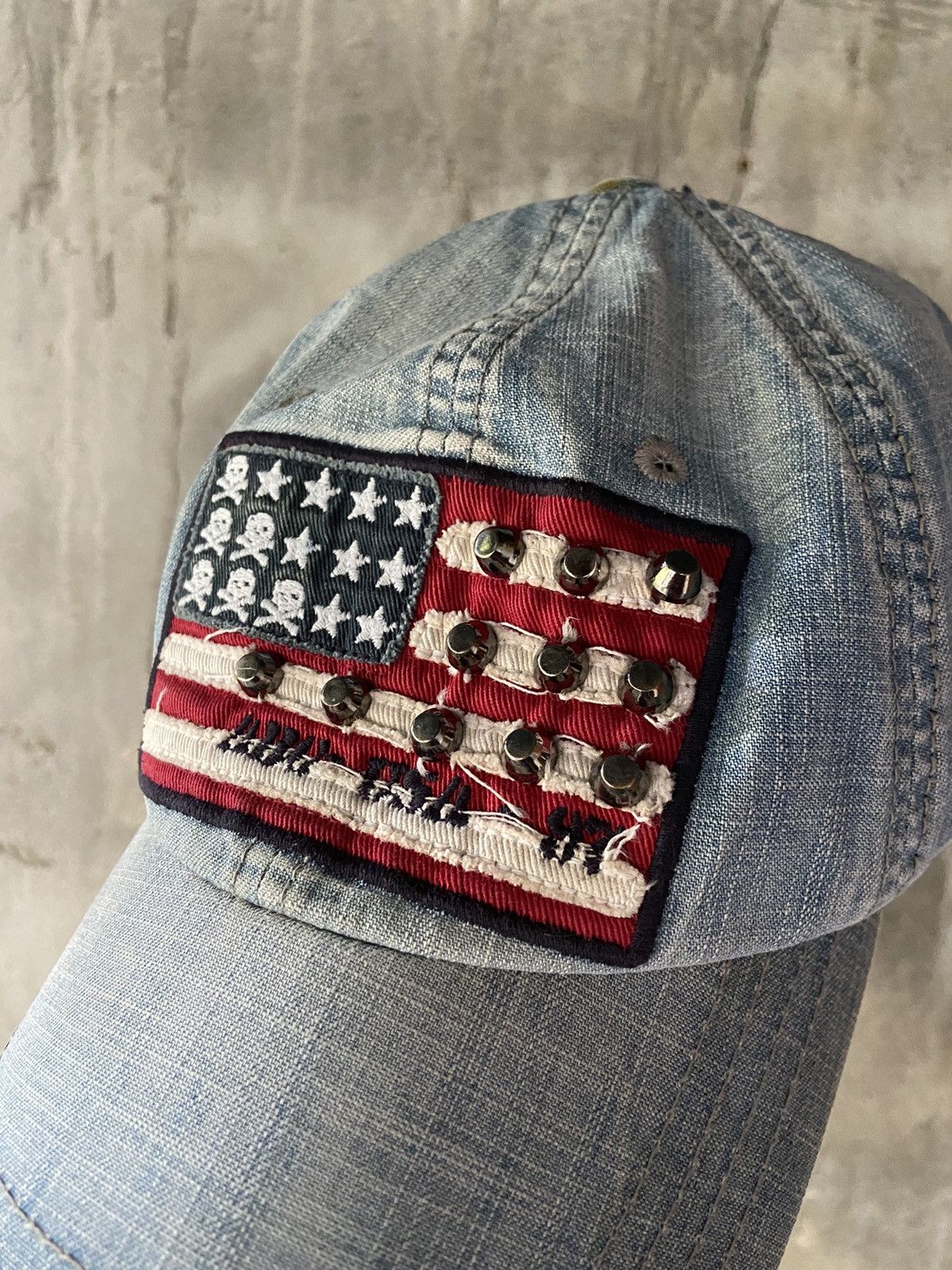 Beauty Beast × If Six Was Nine × Japanese Brand JAPANESE AMERICAN SKULL FLAG CAP Size ONE SIZE - 2 Thumbnail