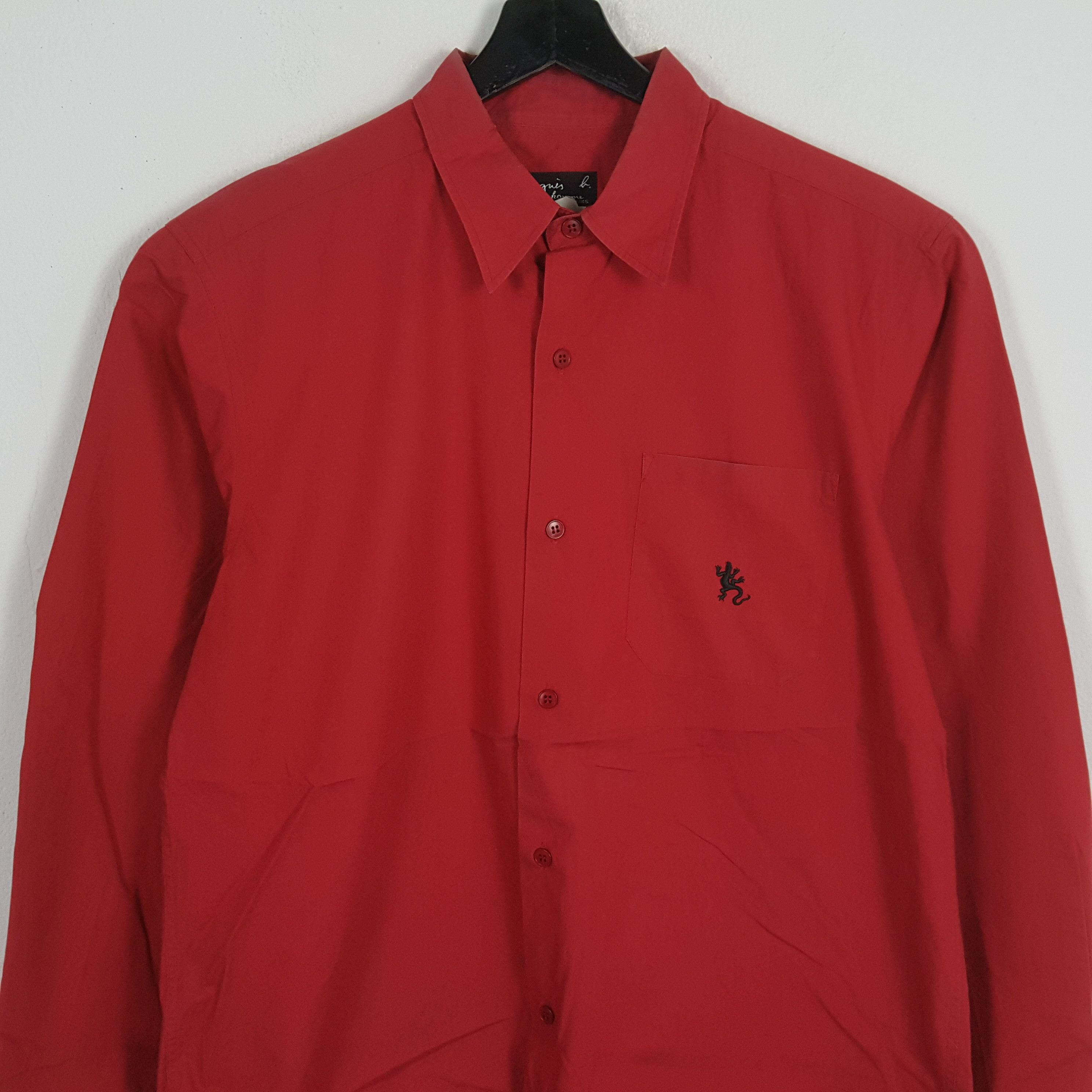 Designer × Vintage × agnes b. AGNES B Designer Brand Casual Formal Style Shirt Size US M / EU 48-50 / 2 - 2 Thumbnail