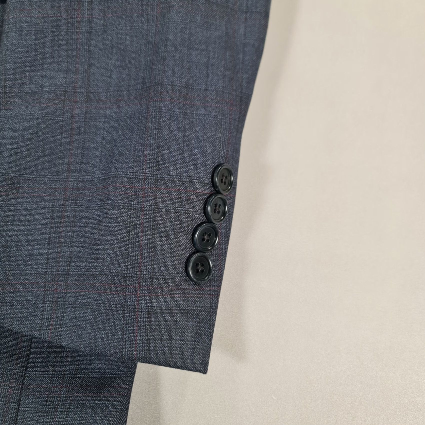 Brooks Brothers Brooks Brothers Mens Suit Jacket Navy Blue 38 S Wool Milano Fit Blazer Size 38R - 3 Thumbnail