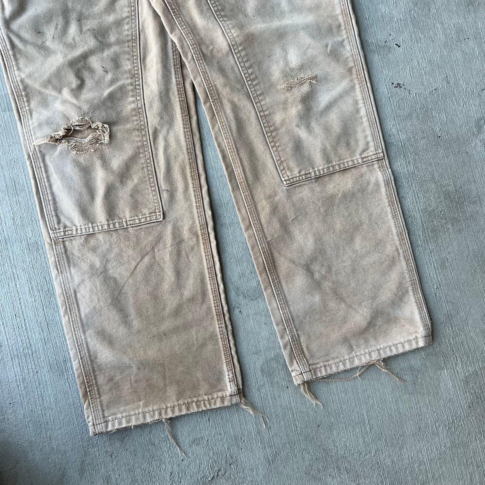 Carhartt × Vintage Carhartt brown double knee work wear carpenter pants Size US 29 - 3 Thumbnail