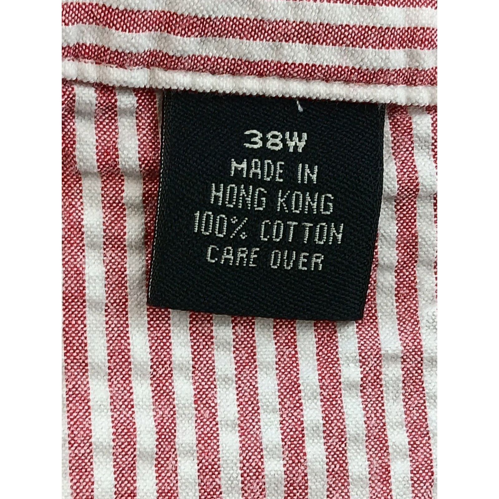 Jos. A. Bank VINTAGE Jos A Bank Seersucker Shorts Men 38 Waist Red White Striped Pleated GUC Size US 38 / EU 54 - 6 Thumbnail