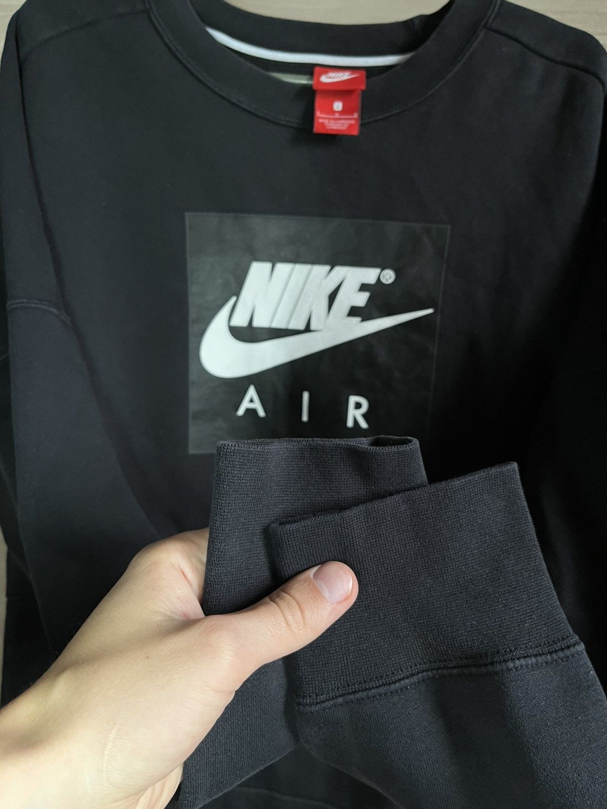 Nike Nike NSW Crew Air Fleece Men’s Pullover Sweatshirt Size US L / EU 52-54 / 3 - 6 Thumbnail