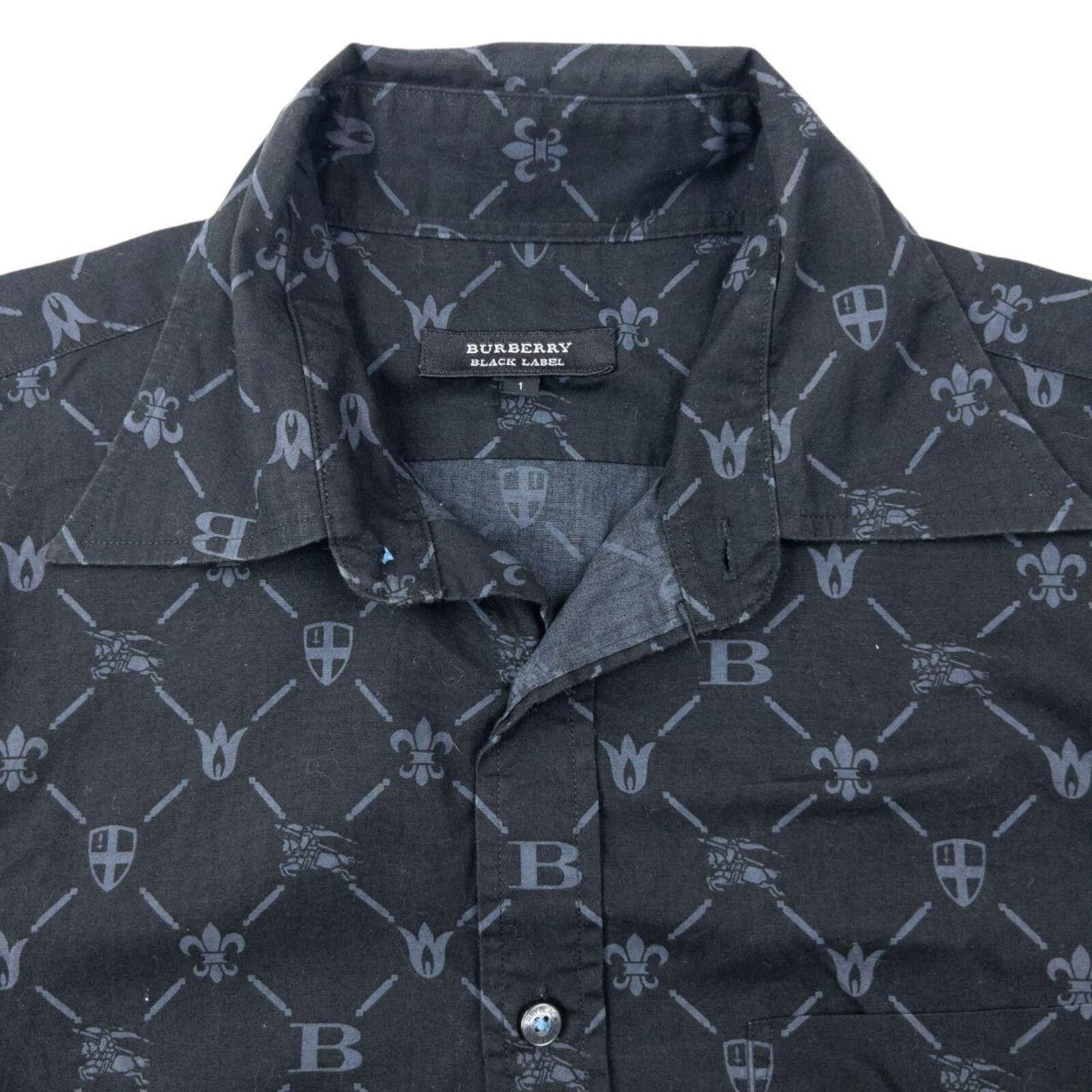 Burberry Vintage 2000s Burberry Black Label Monogram Shirt Size XS Size US XS / EU 42 / 0 - 3 Thumbnail