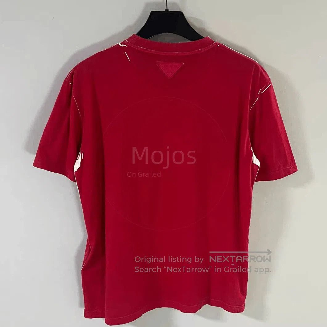 Prada Sz L Prada Figures Painting Red Tee. Size US L / EU 52-54 / 3 - 2 Thumbnail
