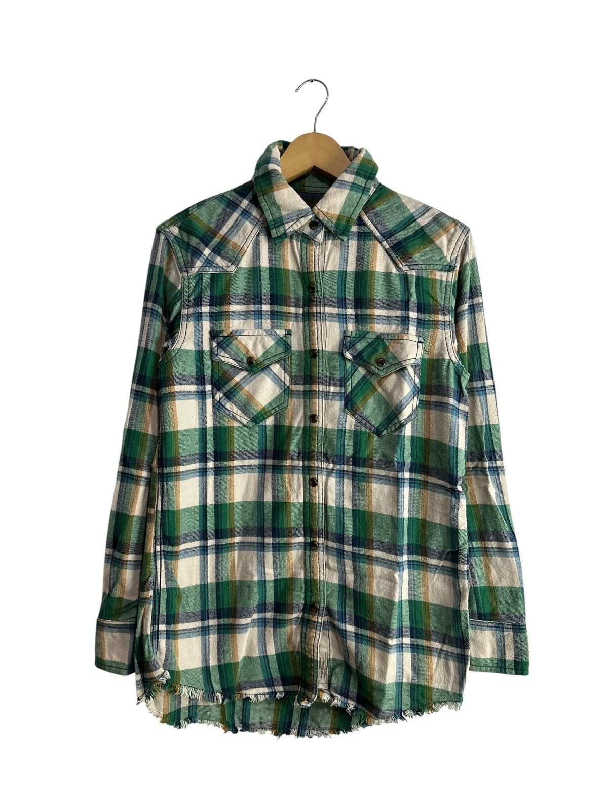 GOA 2000s GOA distressed metal button crinkle western shirt Size US M / EU 48-50 / 2 - 1 Thumbnail
