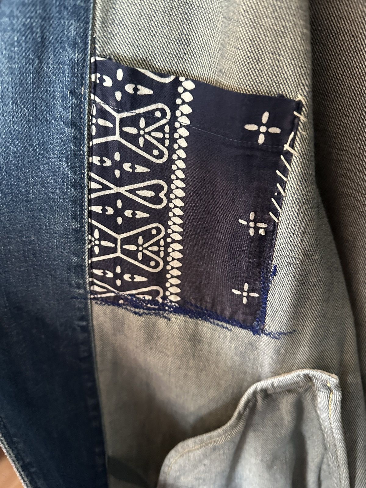 Kapital 11.5Oz Denim Dragging Coat (Journey Remake) K1910LJ123 Size US L / EU 52-54 / 3 - 9 Thumbnail