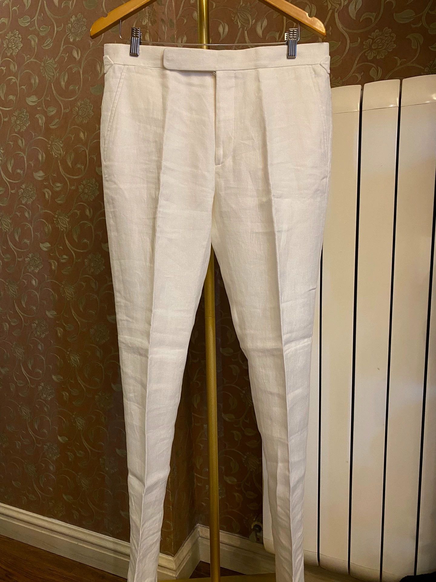 Ralph Lauren RALPH LAUREN Purple Label RRL 100% Linen Trousers Italy Size US 34 / EU 50 - 1 Thumbnail