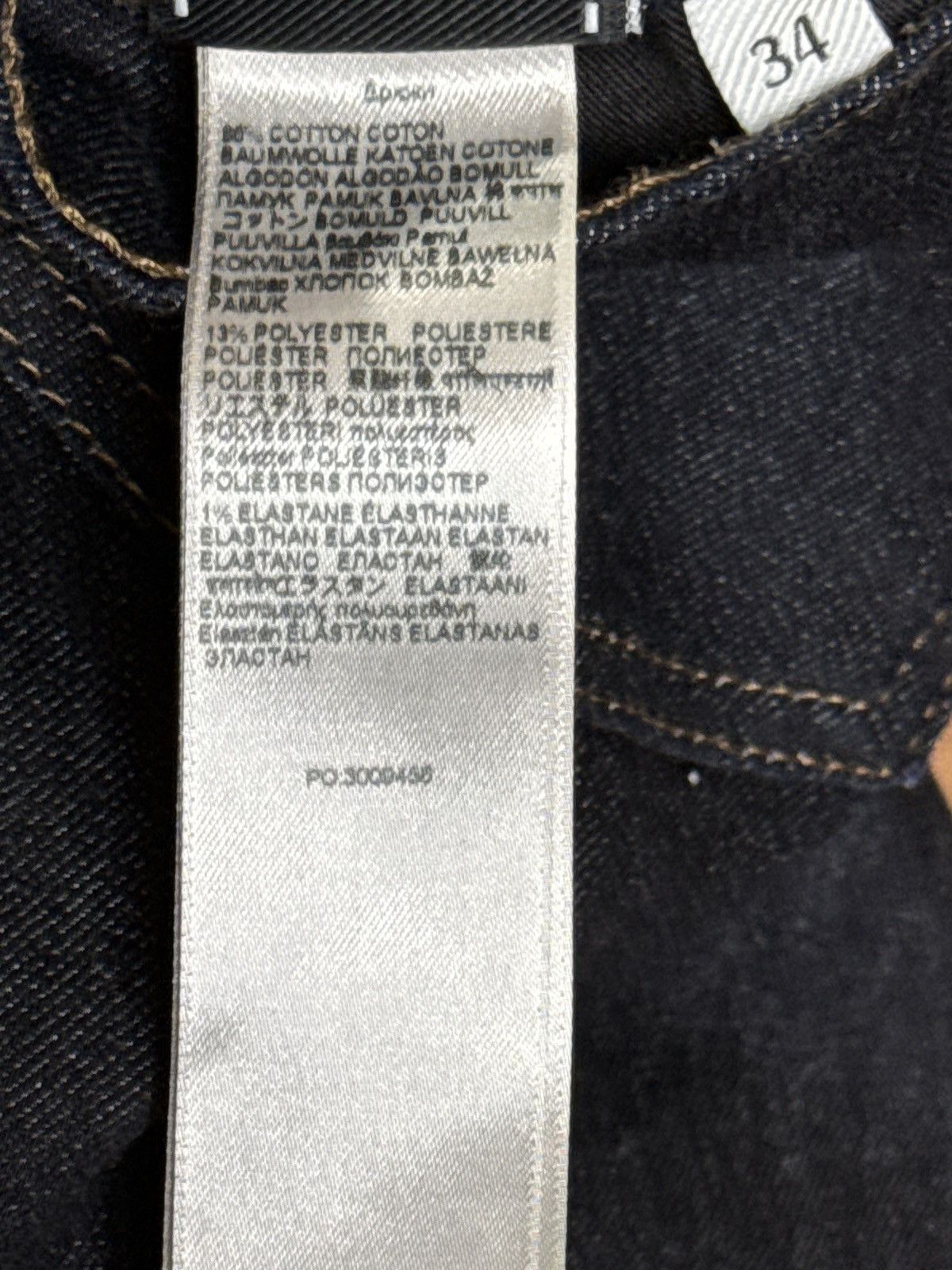 7 For All Mankind 7 for all mankind straight stretch jeans Size US 34 / EU 50 - 4 Thumbnail