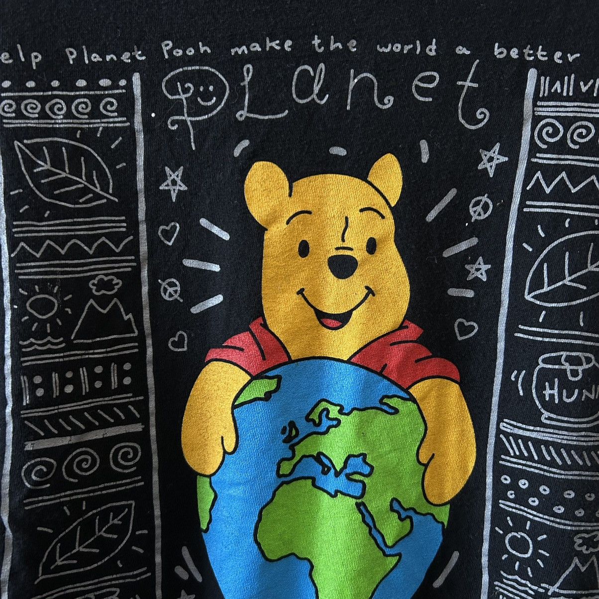 Disney Vintage Disney Winnie Pooh 1990’s black cartoon tee size XL Size US XL / EU 56 / 4 - 3 Thumbnail
