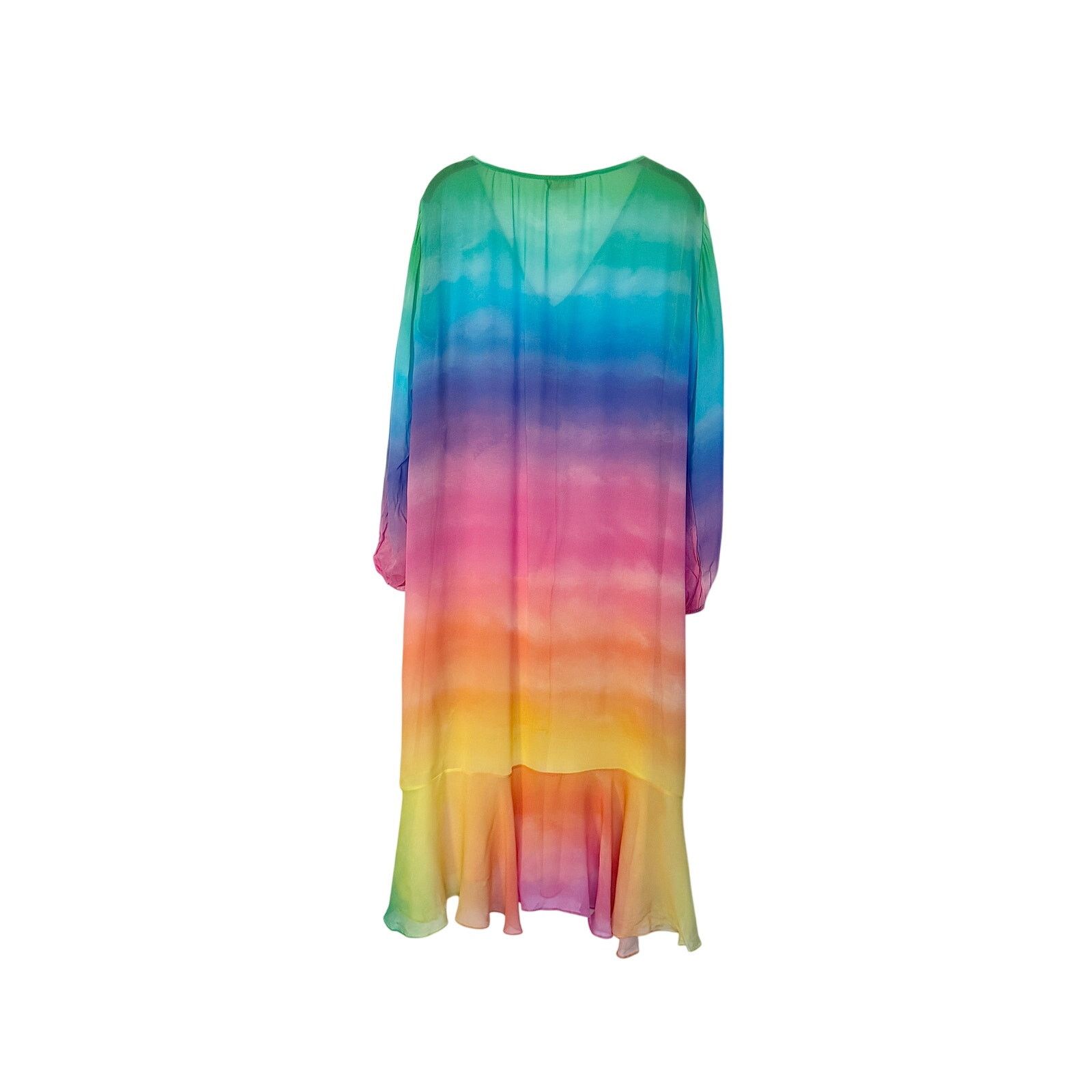 Other TRIYA NWT Rainbow Vestido Cashmere Mesh Dress Size ONE SIZE - 2 Thumbnail