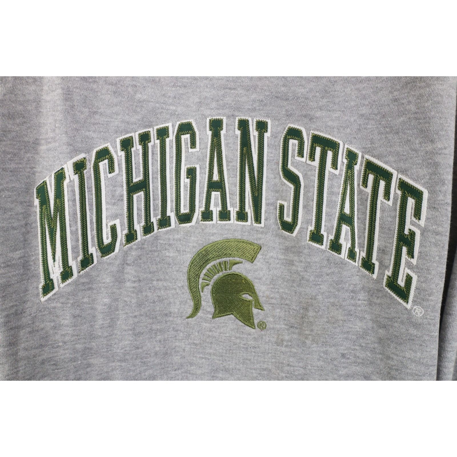 Vintage Vintage 90s Y2K Distressed Michigan State University Hoodie Size US XXL / EU 58 / 5 - 4 Thumbnail