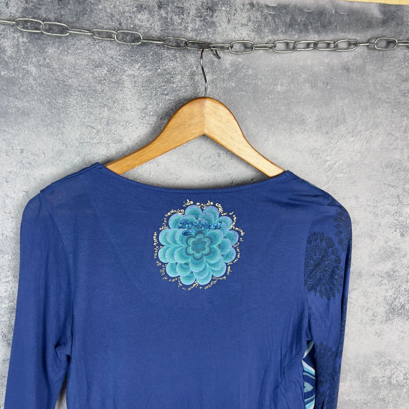 Desigual Desigual Blouse Women's Size M Multicolor Long Sleeve ` Size M / US 6-8 / IT 42-44 - 7 Thumbnail