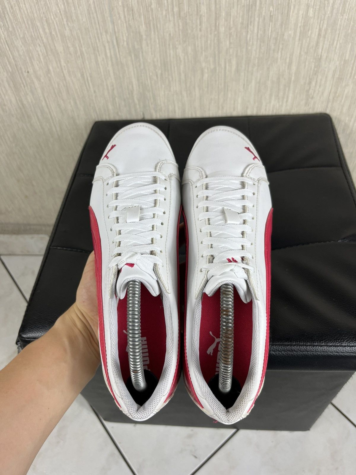 Puma Vintage Puma speed cat y2k sneakers shiny brocade pink shoes Size US 9.5 / IT 39.5 - 20 Thumbnail