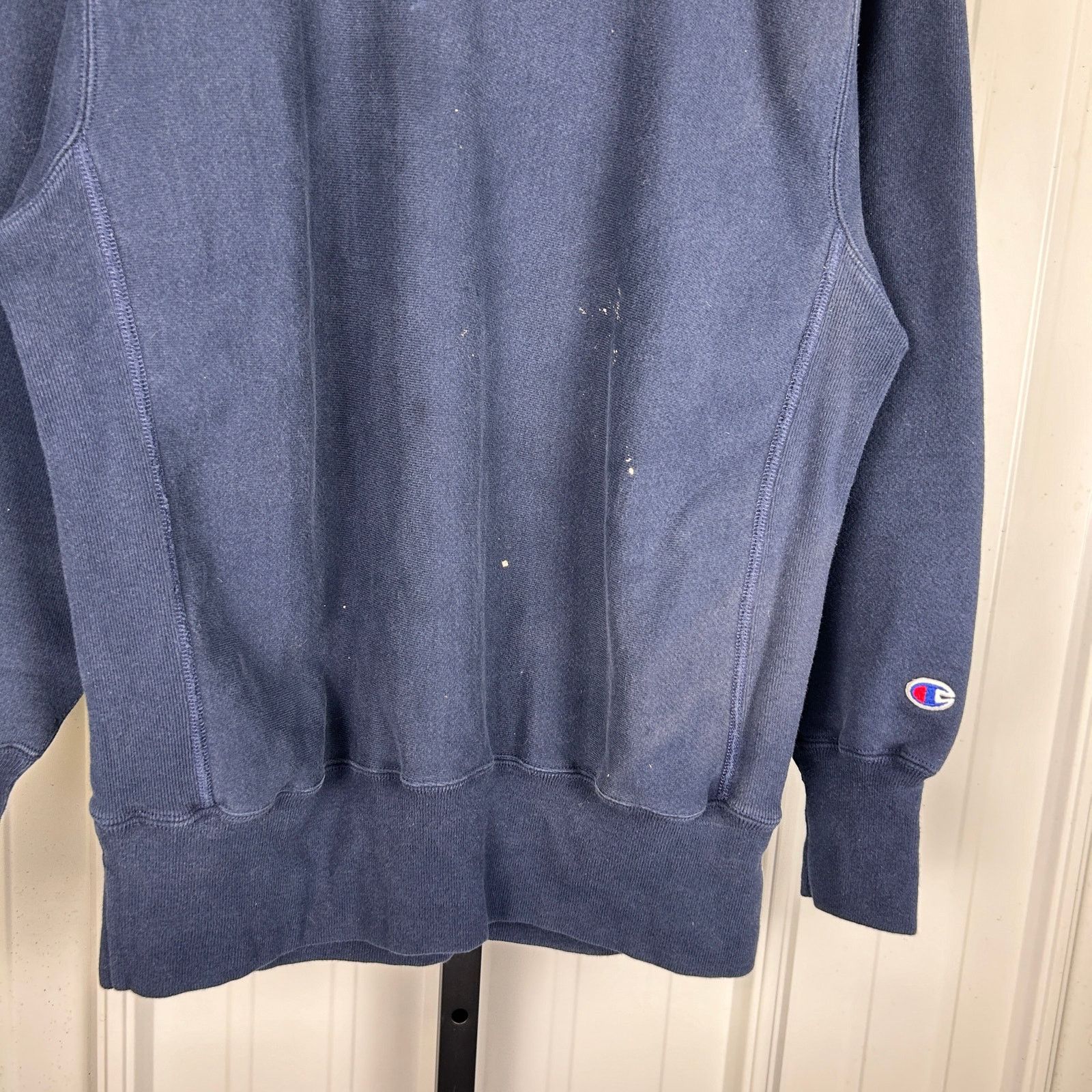 Champion Champion Reverse Weave XL 90s Navy Heavyweight Crewneck Size US XL / EU 56 / 4 - 3 Thumbnail