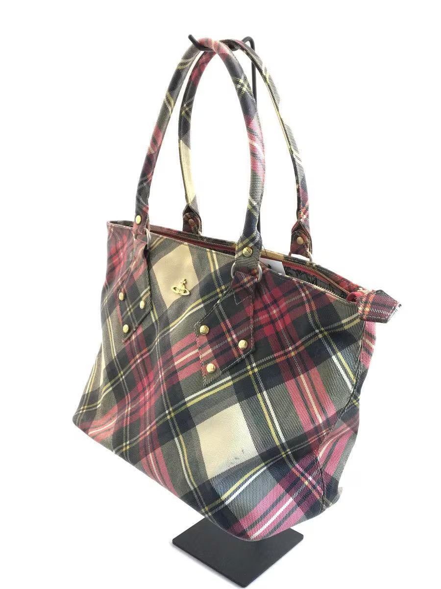 Vivienne Westwood Plaid Orb Leather Hand Bag Size ONE SIZE - 2 Thumbnail