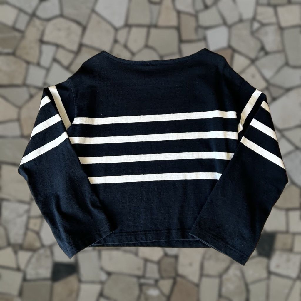 Faherty Faherty Shirt Women XS Blue Striped Long Sleeve Cotton Sport Jersey Tee Boat Neck Relaxed Fit All Seasons Casual Nautical Size XS / US 0-2 / IT 36-38 - 1 Thumbnail
