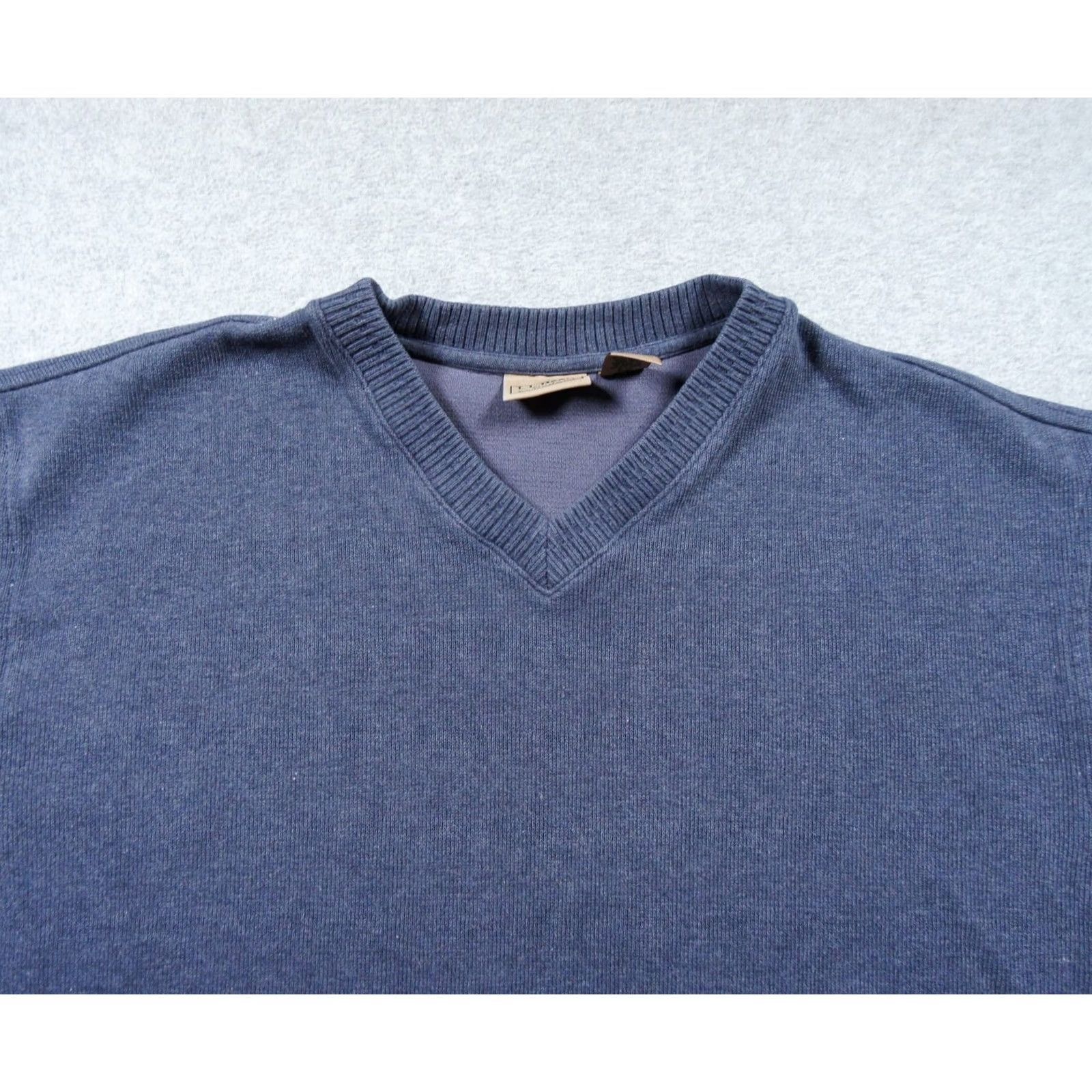 Vintage VINTAGE LL Bean Sweater Mens Large Tall Blue Vneck Knit Pullover Outdoors Casual 0 RL86 Size US L / EU 52-54 / 3 - 2 Thumbnail