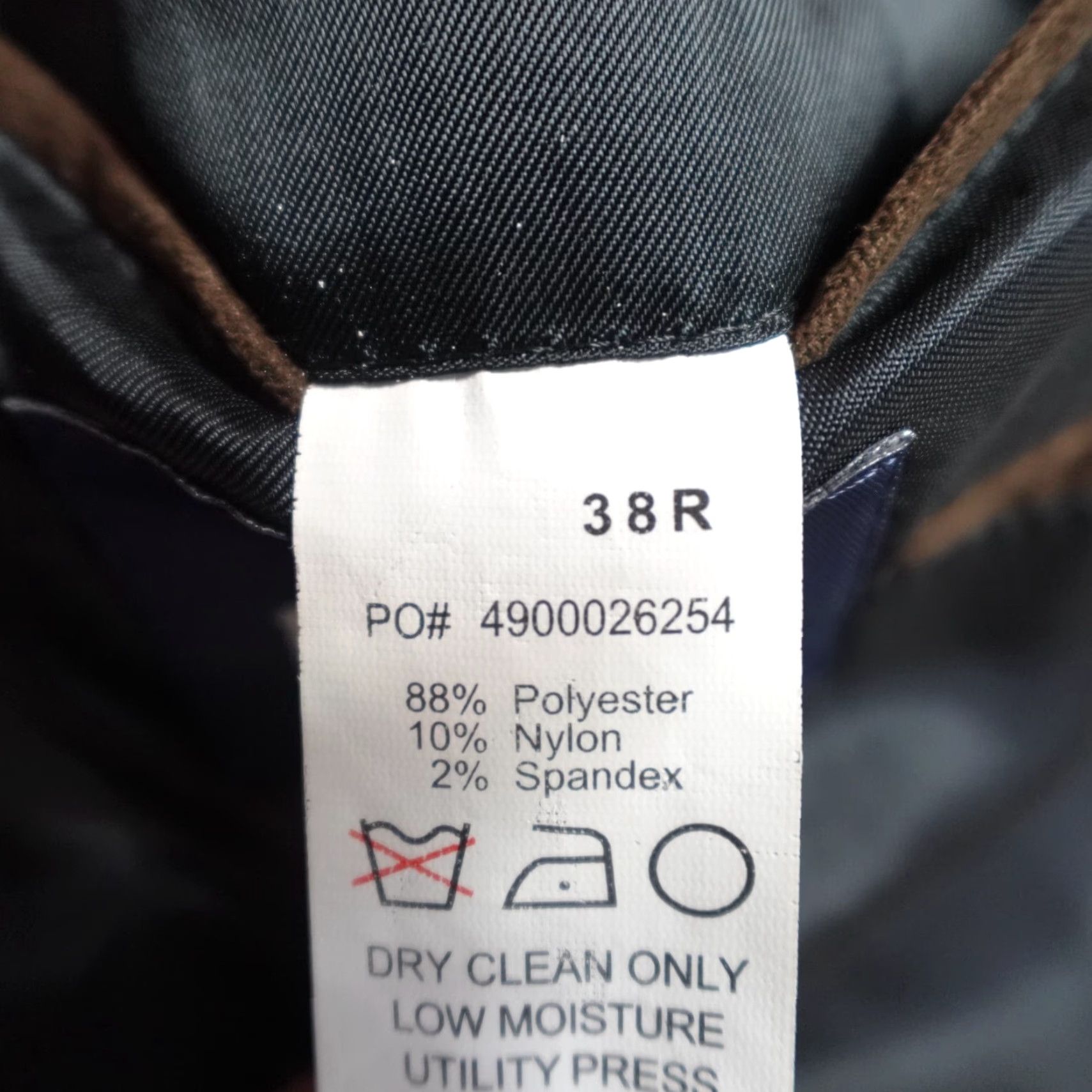 Ralph Lauren Lauren Ralph Lauren Jacket Black Corduroy Notch Lapels Sport Coat 40 Regular Nylon Polyester Spandex Two-Button Single-Breasted Mens Size US XXS / EU 40 - 4 Thumbnail