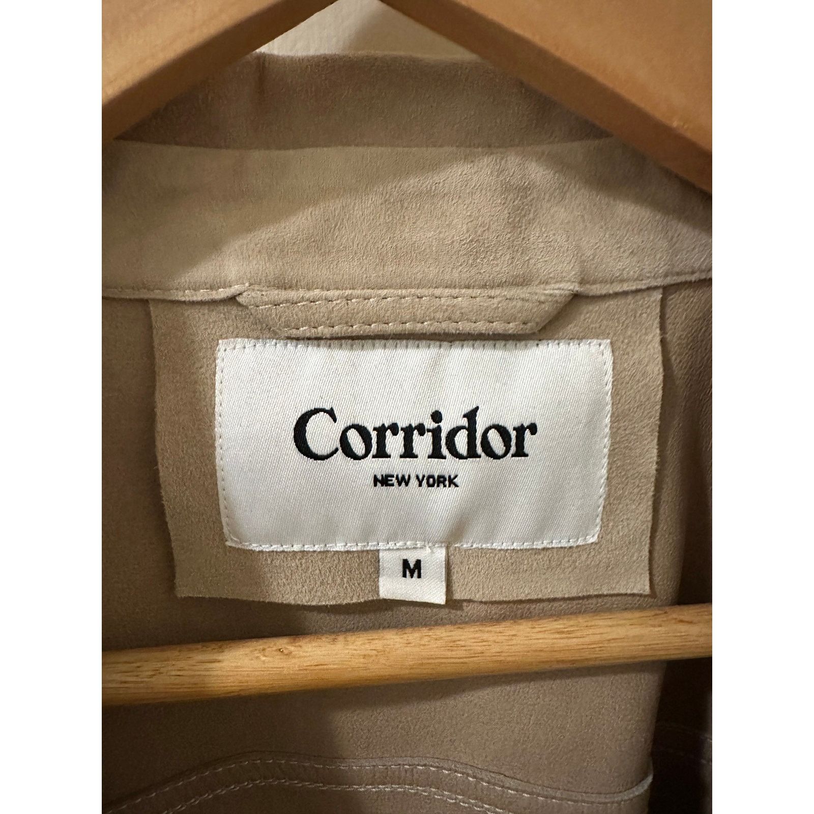 Corridor Corridor Suede Shirt Jacket Sand Medium Size US M / EU 48-50 / 2 - 3 Thumbnail