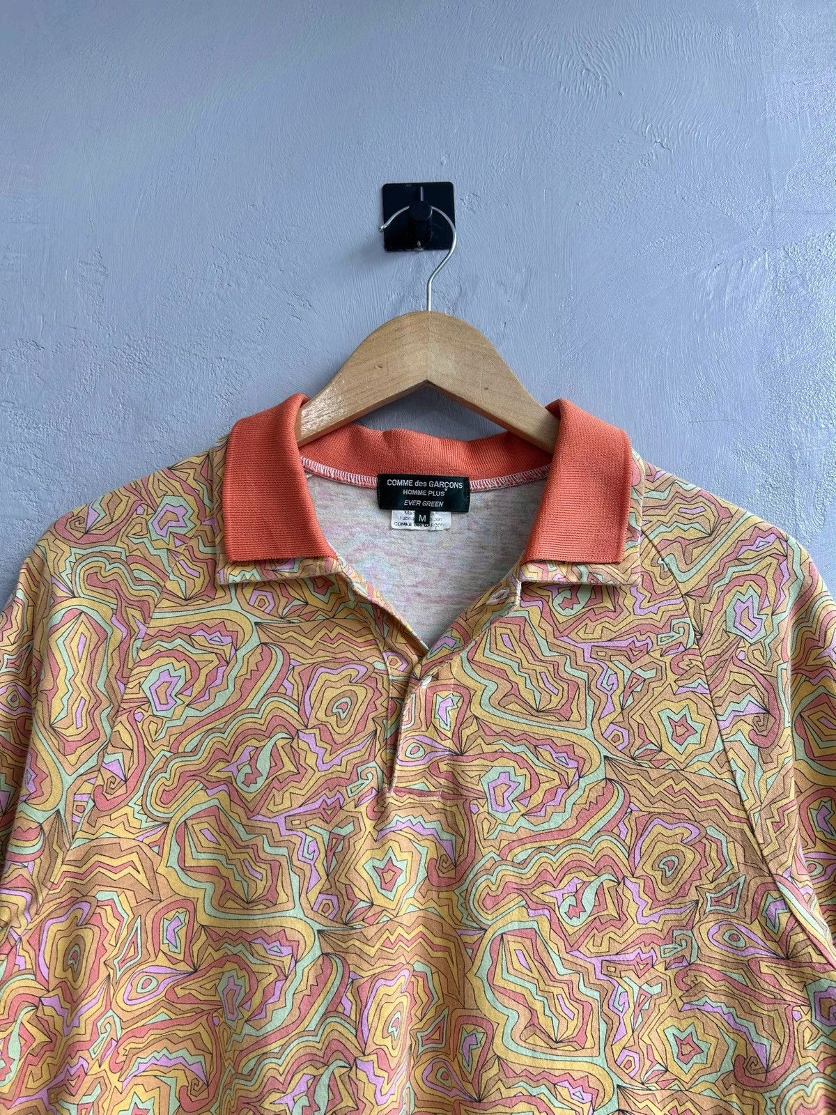 Comme des Garcons Homme Plus Comme Des Garcons Homme Plus 2007 Psychedelic Polo Size US M / EU 48-50 / 2 - 2 Thumbnail