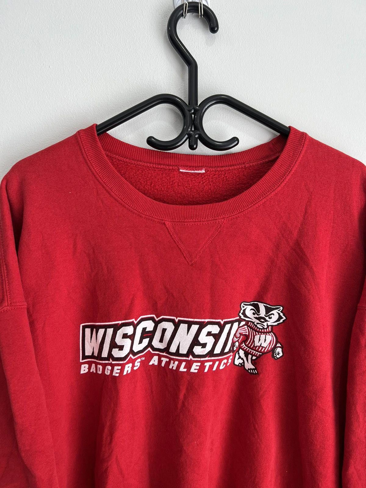 Vintage Vintage Wisconsin Badgers Sweater Size US L / EU 52-54 / 3 - 3 Thumbnail