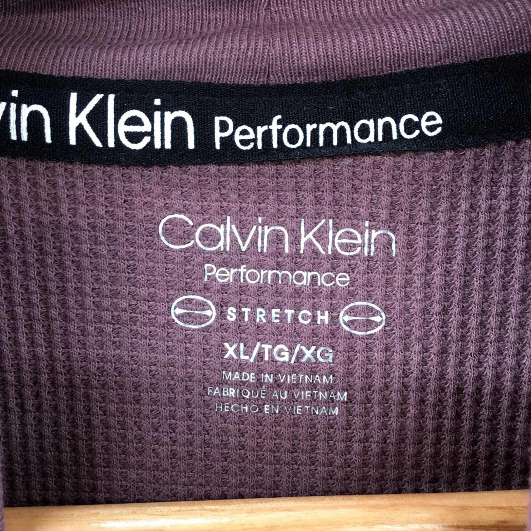 Calvin Klein Calvin Klein Turtleneck Sweater Women XL Purple Waffle Knit Pullover Long Sleeve Size XL / US 12-14 / IT 48-50 - 6 Thumbnail
