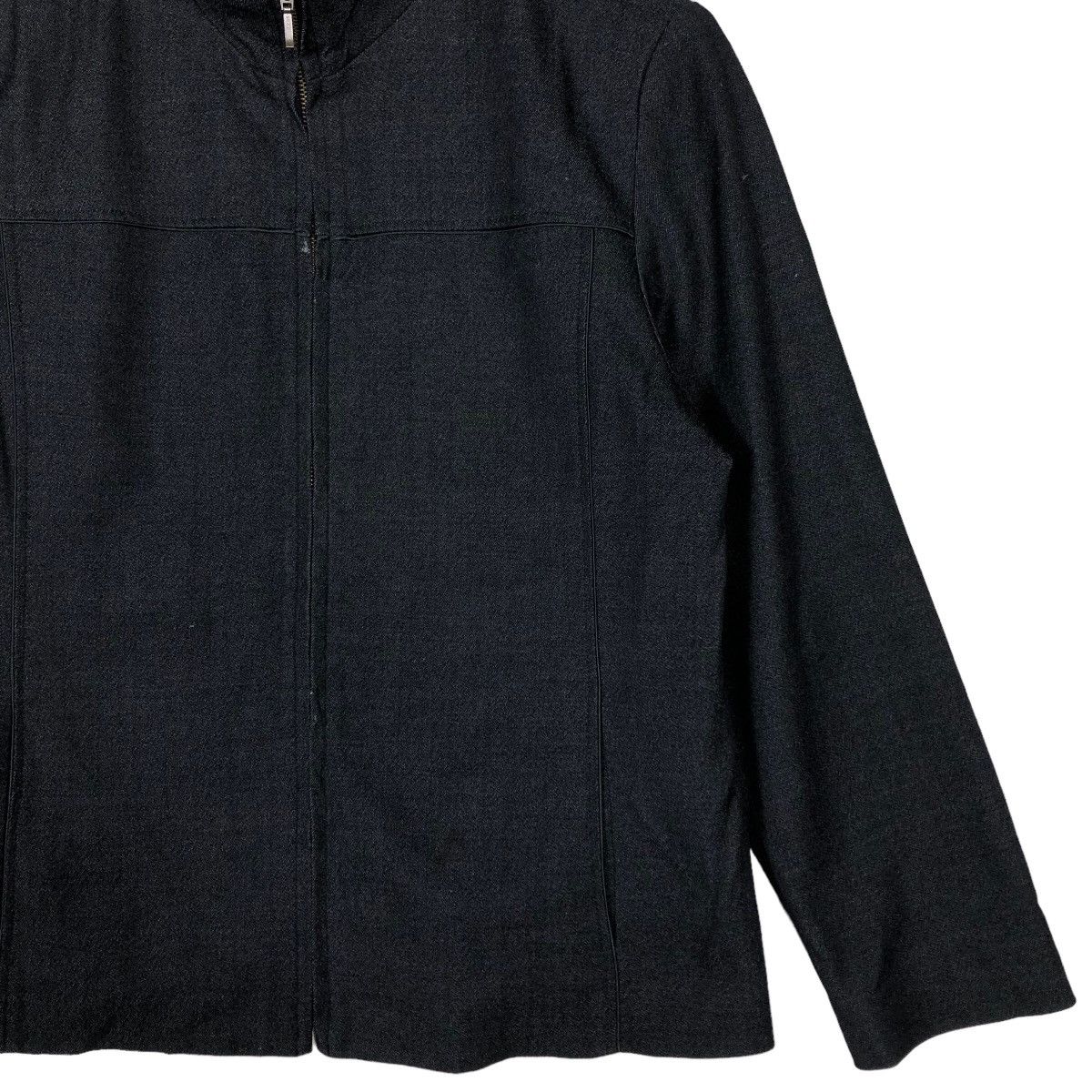 Issey Miyake 🔥Rich Black Zipper Jacket Kansai Bis Issey Miyake Size US M / EU 48-50 / 2 - 5 Thumbnail