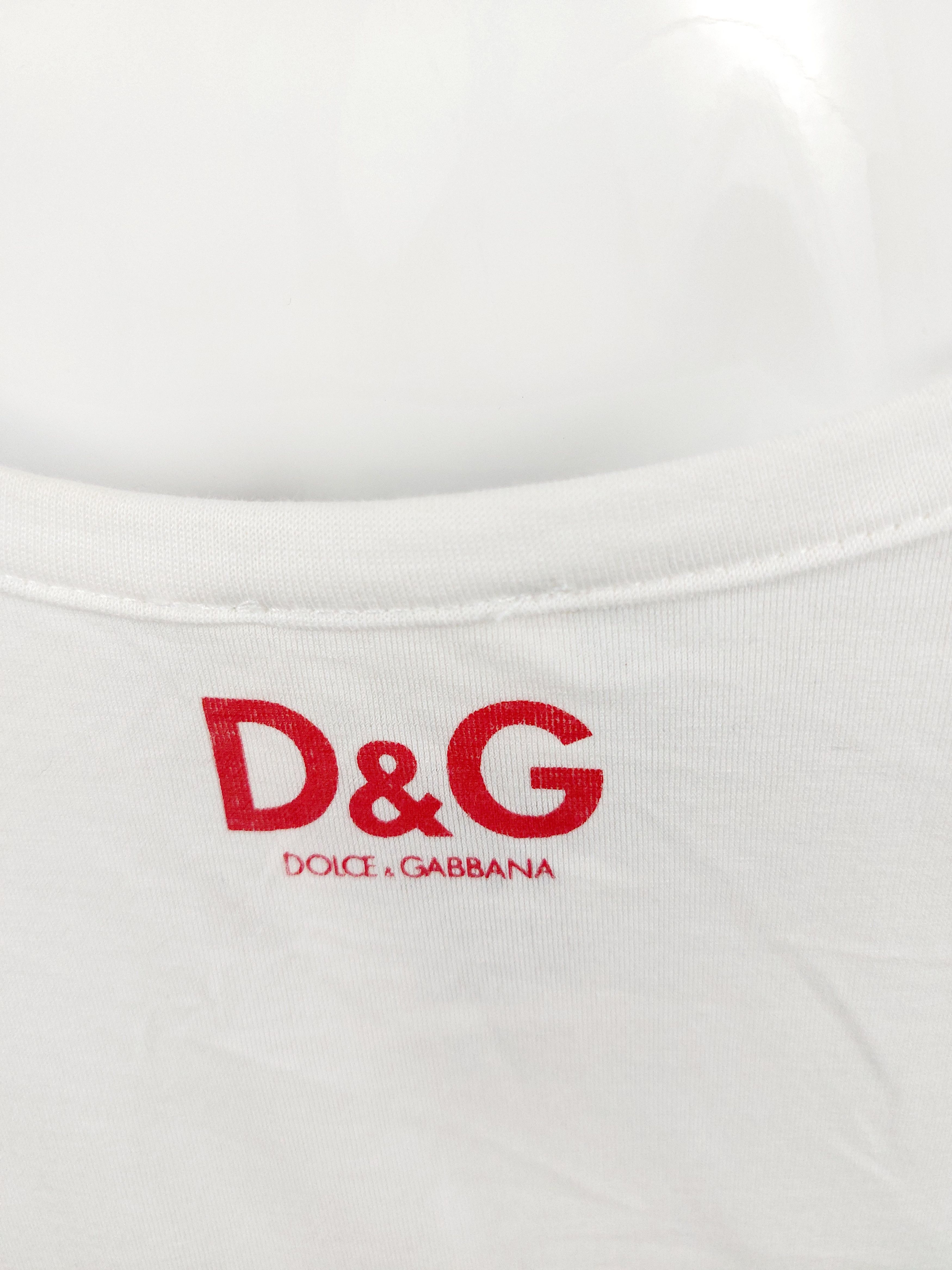 Dolce & Gabbana Dolce and Gabbana D&G Spaghetti Co Trattoria Denim Dress Size M / US 6-8 / IT 42-44 - 12 Thumbnail