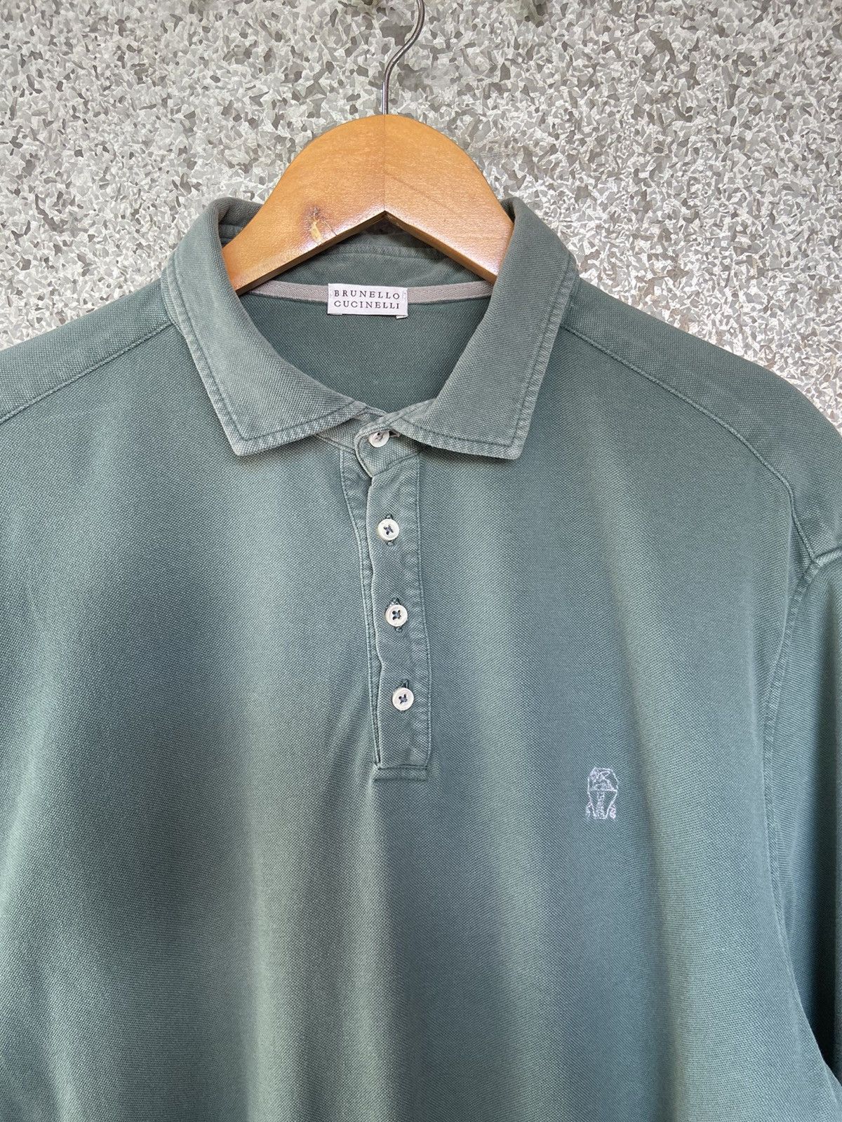 Brunello Cucinelli Brunello Cucinelli polo long sleeve Size US XL / EU 56 / 4 - 1 Thumbnail