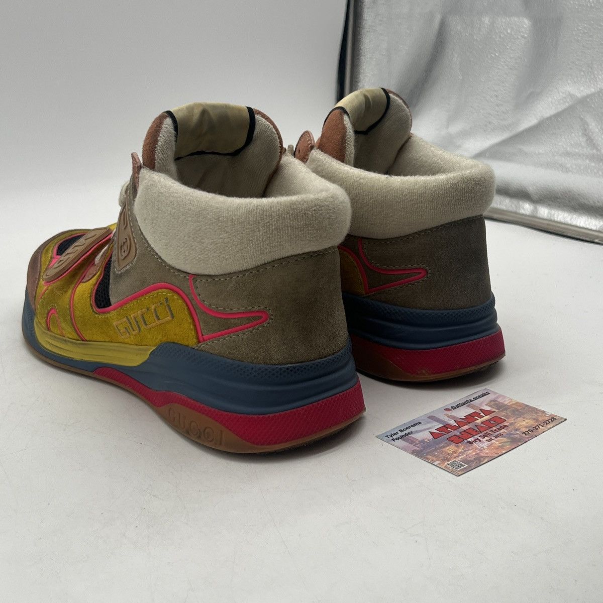 Gucci Gucci ultrapace mid yellow multi Size US 7.5 / EU 40-41 - 4 Thumbnail