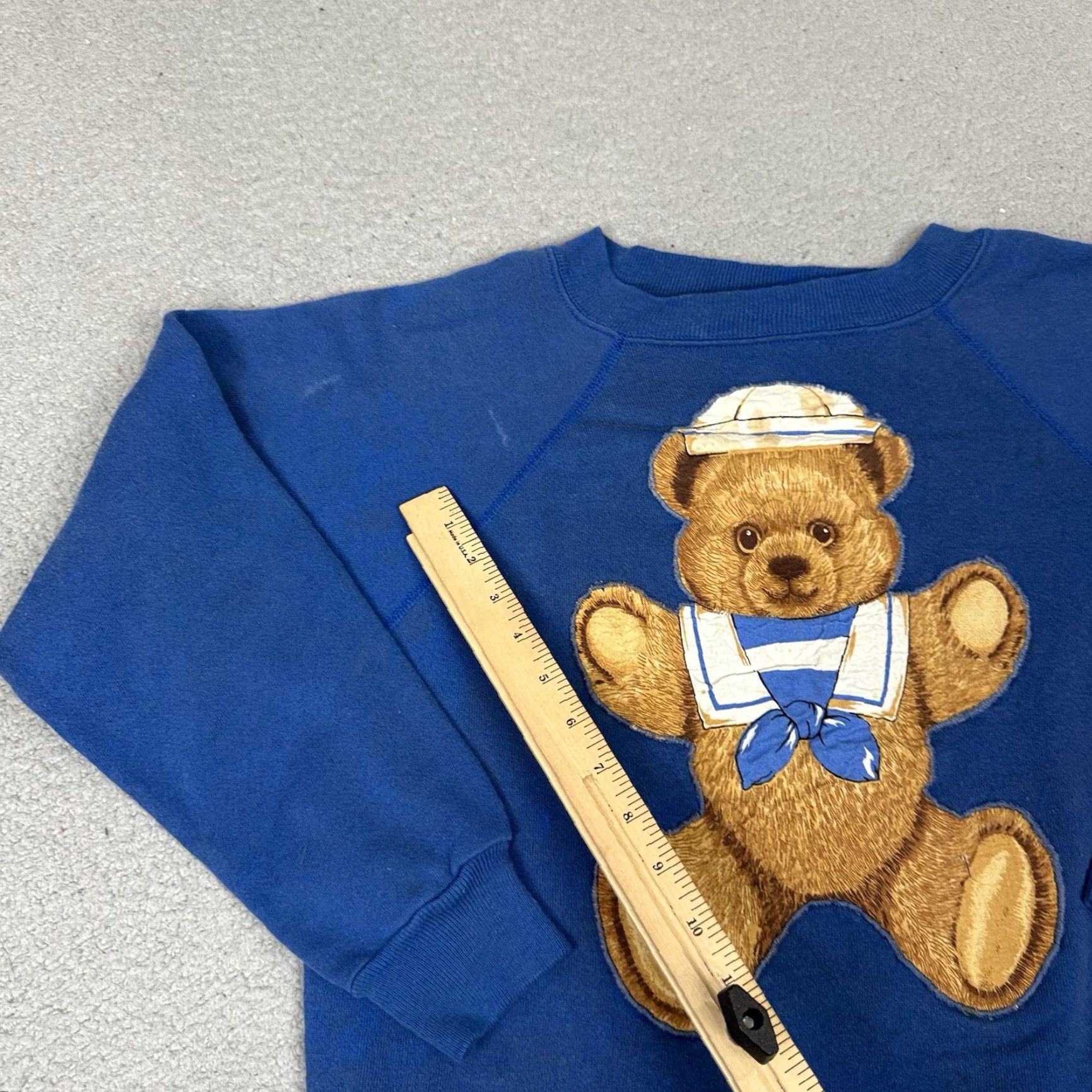 Hanes VINTAGE Grandma Sweatshirt Hanes Unisex Adults Sweatshirt M Blue Graphic Print 80s 90s Grunge Hippie Love Nature Outdoor Size US M / EU 48-50 / 2 - 7 Thumbnail