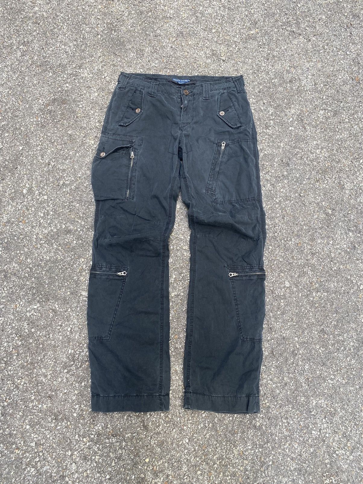 Polo Ralph Lauren Polo Ralph Lauren Multipocket Cargo Pants Tactical Black Size US 30 / EU 46 - 1 Thumbnail