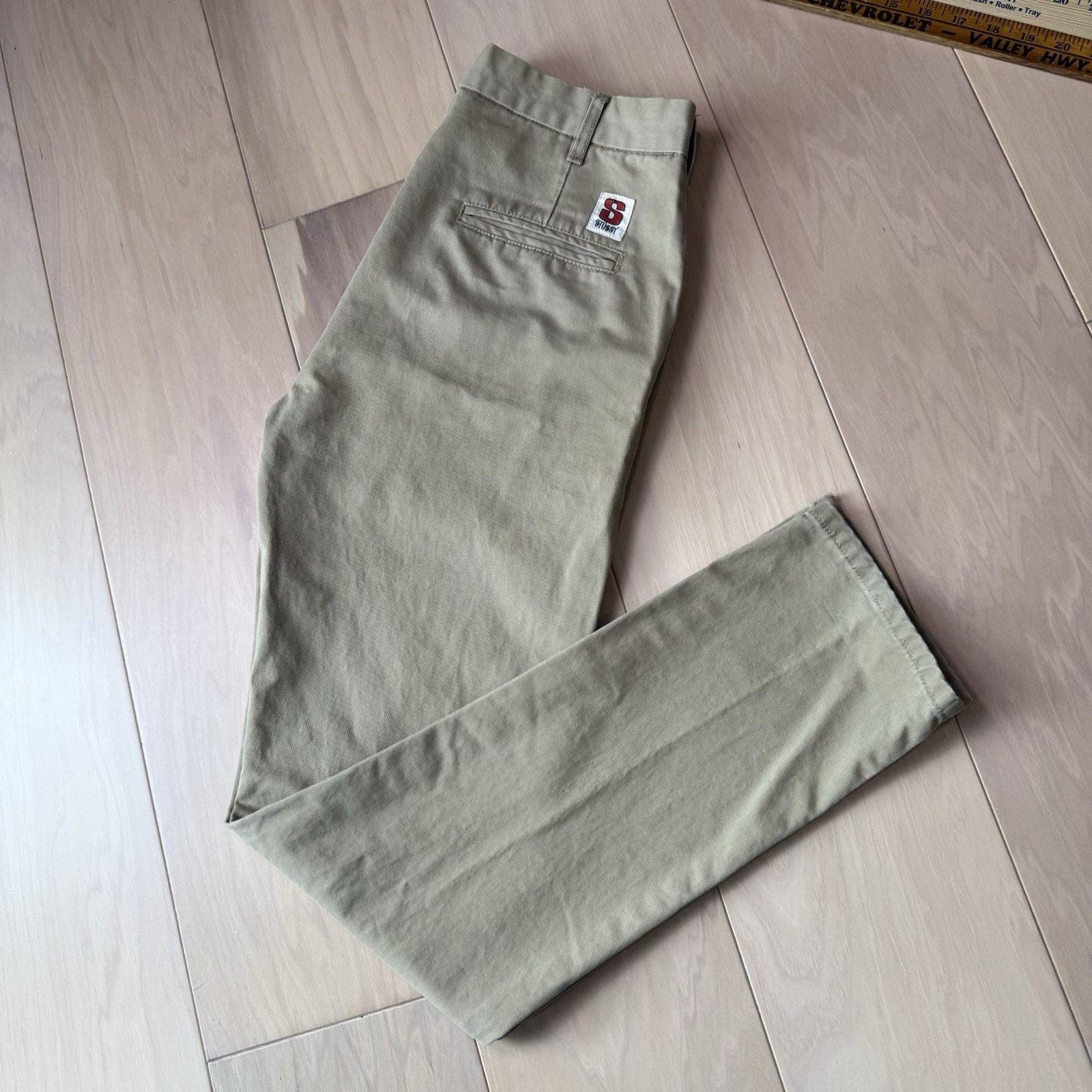 Stussy Vintage Stussy Chino Pants 30 Khaki Minimalist Streetwear Size US 30 / EU 46 - 10 Thumbnail