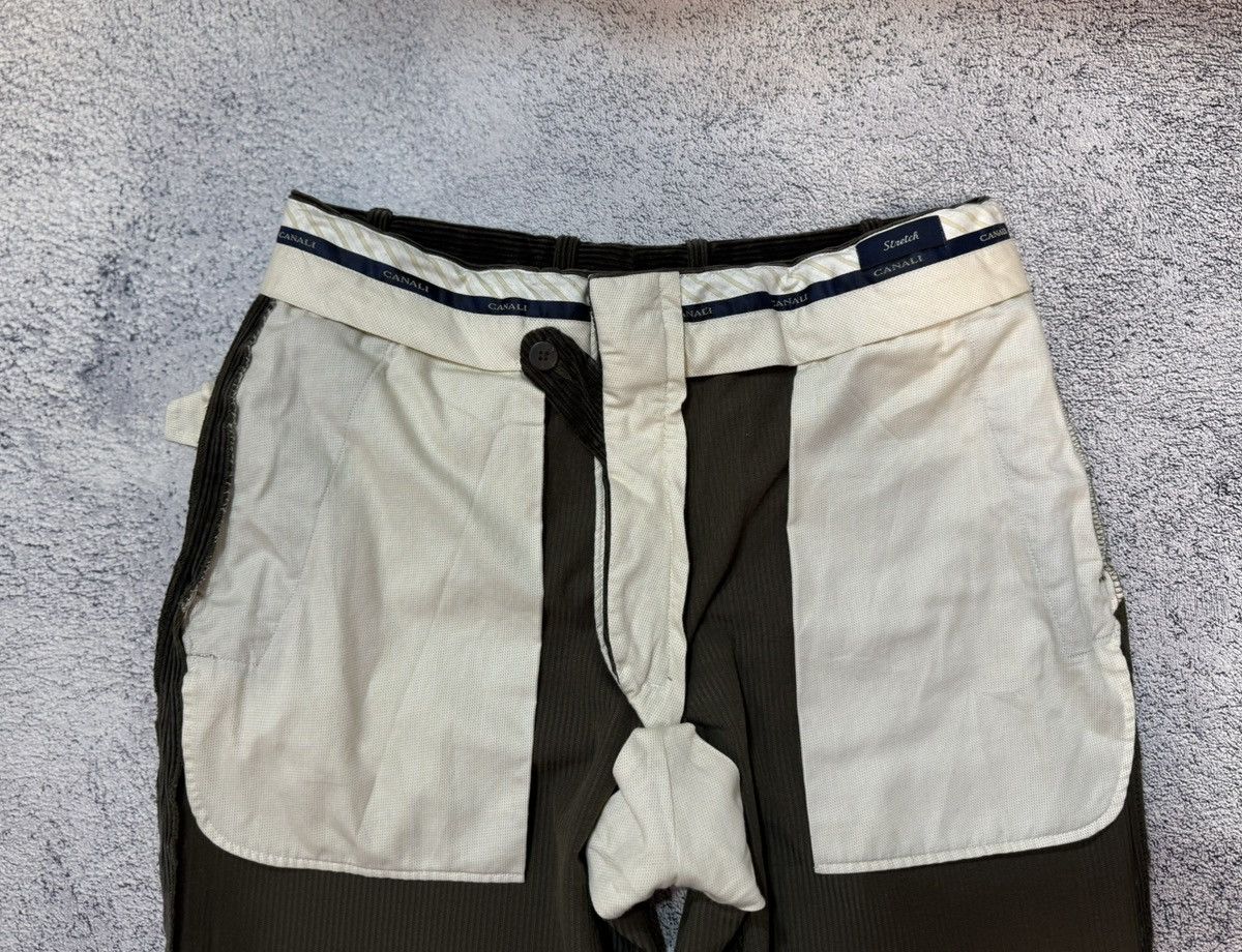 Canali Canali Men Corduroy Chino Pants Made In Italy Size 50 Luxury Size US 34 / EU 50 - 16 Thumbnail