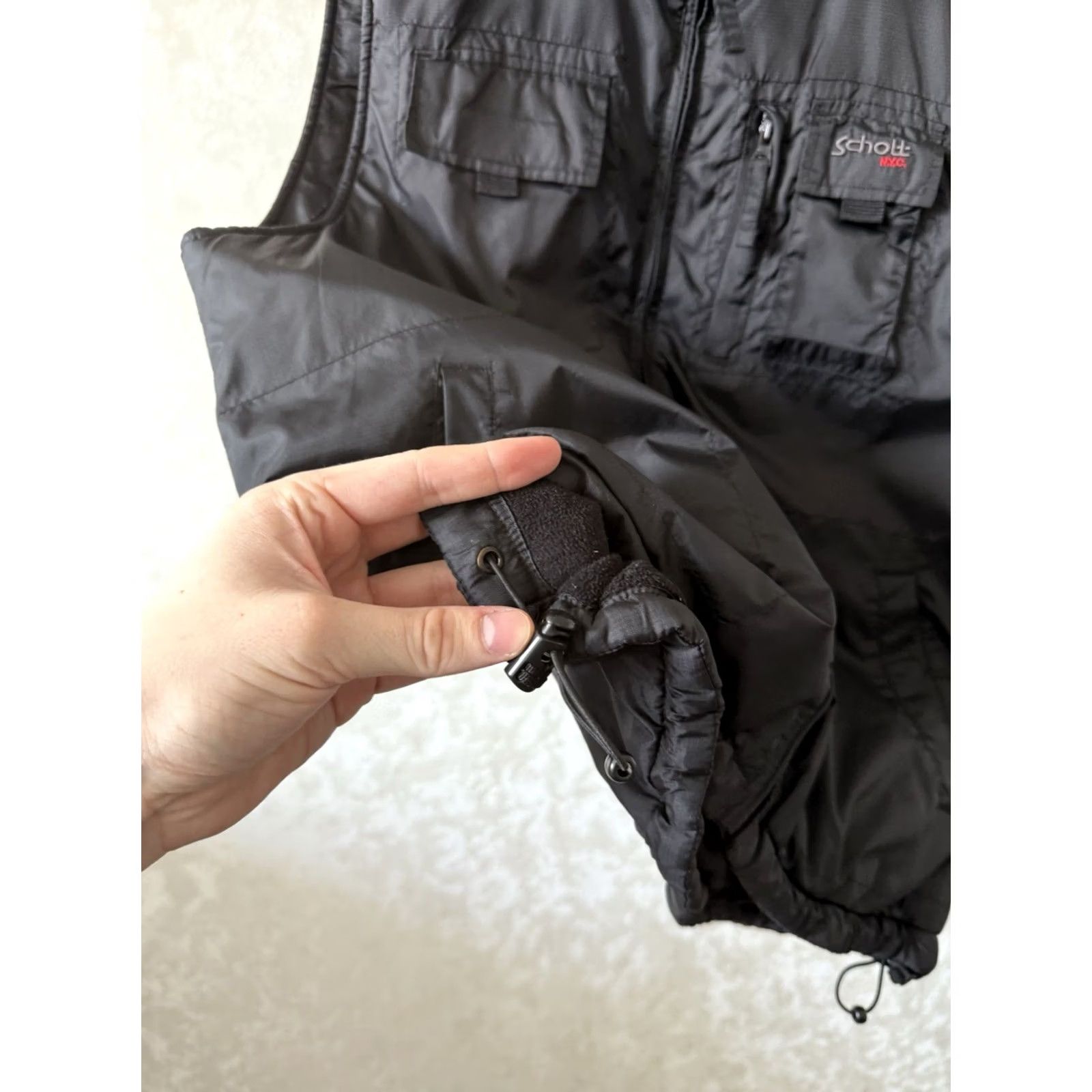 Schott VINTAGE Schott NYC Vest Gilet Black Army Puffer Streetwear 90s Y2k Multi Pocket Logo Zip Pocket Mens Size S Size US S / EU 44-46 / 1 - 5 Thumbnail