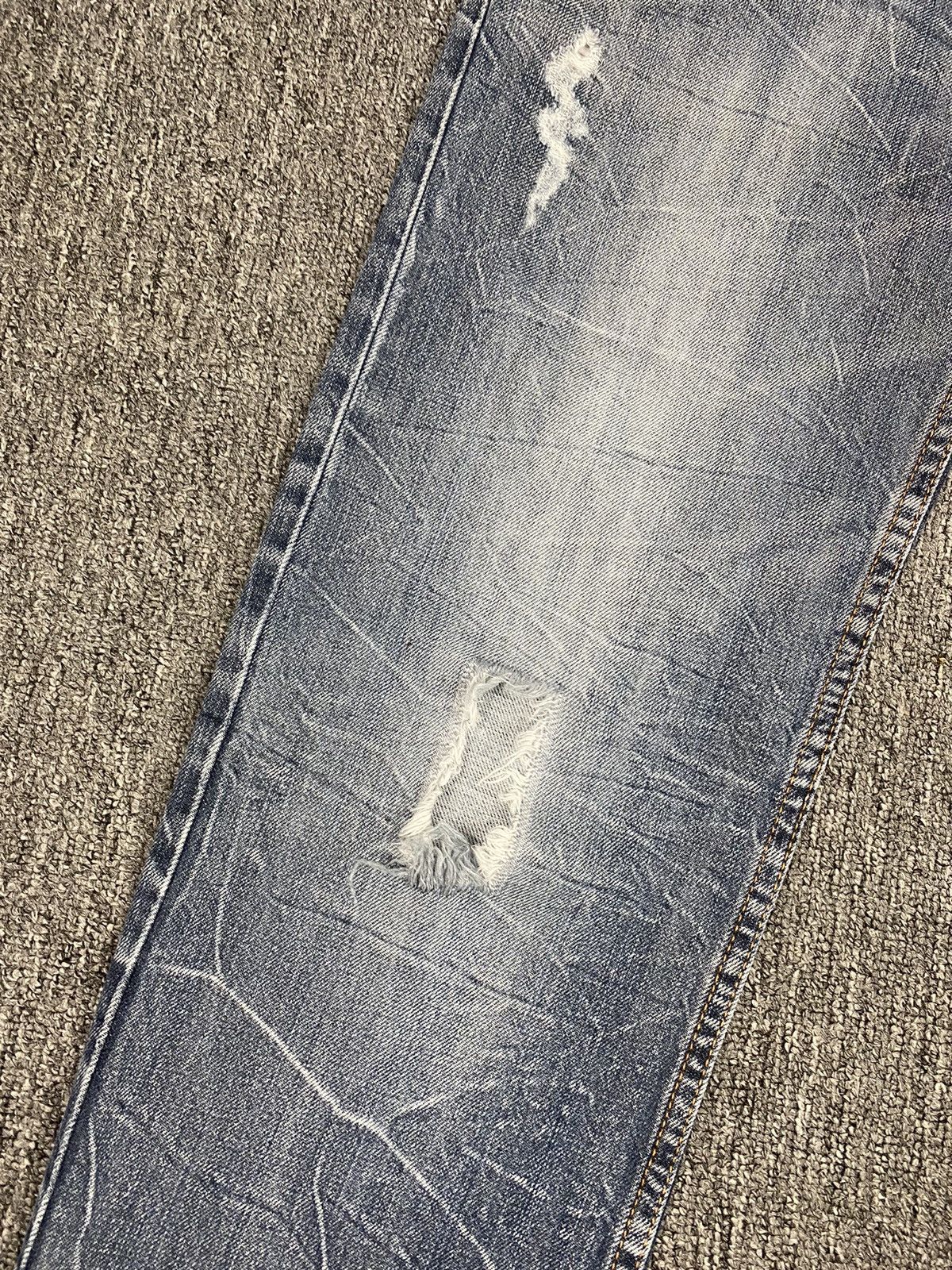 If Six Was Nine × Japanese Brand Nylaus Distressed Flare Jean Size US 31 - 3 Thumbnail