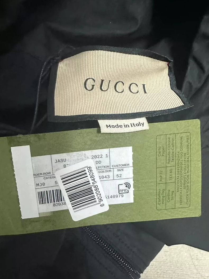 Gucci GUCCI Tag Hooded Drawstring Jacket 2501-Nextarrow Size US L / EU 52-54 / 3 - 4 Thumbnail