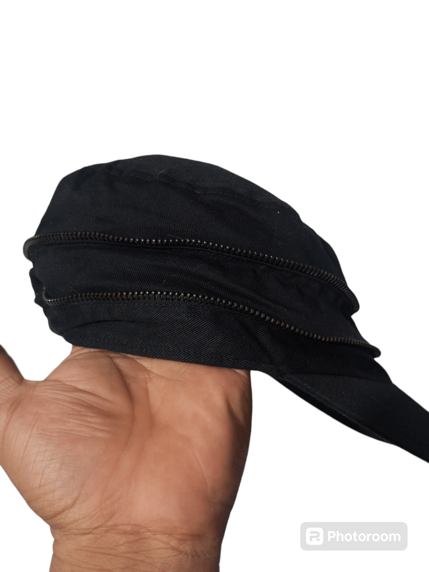 Japanese Brand Vintage y2k Gothic GGPX New York studded zipper hats Size ONE SIZE - 3 Thumbnail