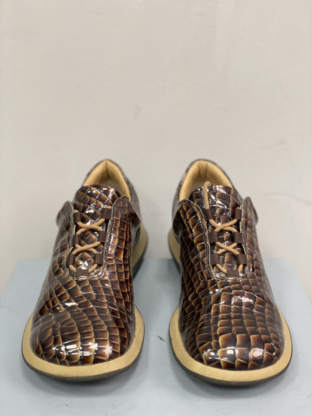 Other Vintage crocodile low sneakers leather hype japanese y2k Size US 7.5 / EU 40-41 - 3 Thumbnail