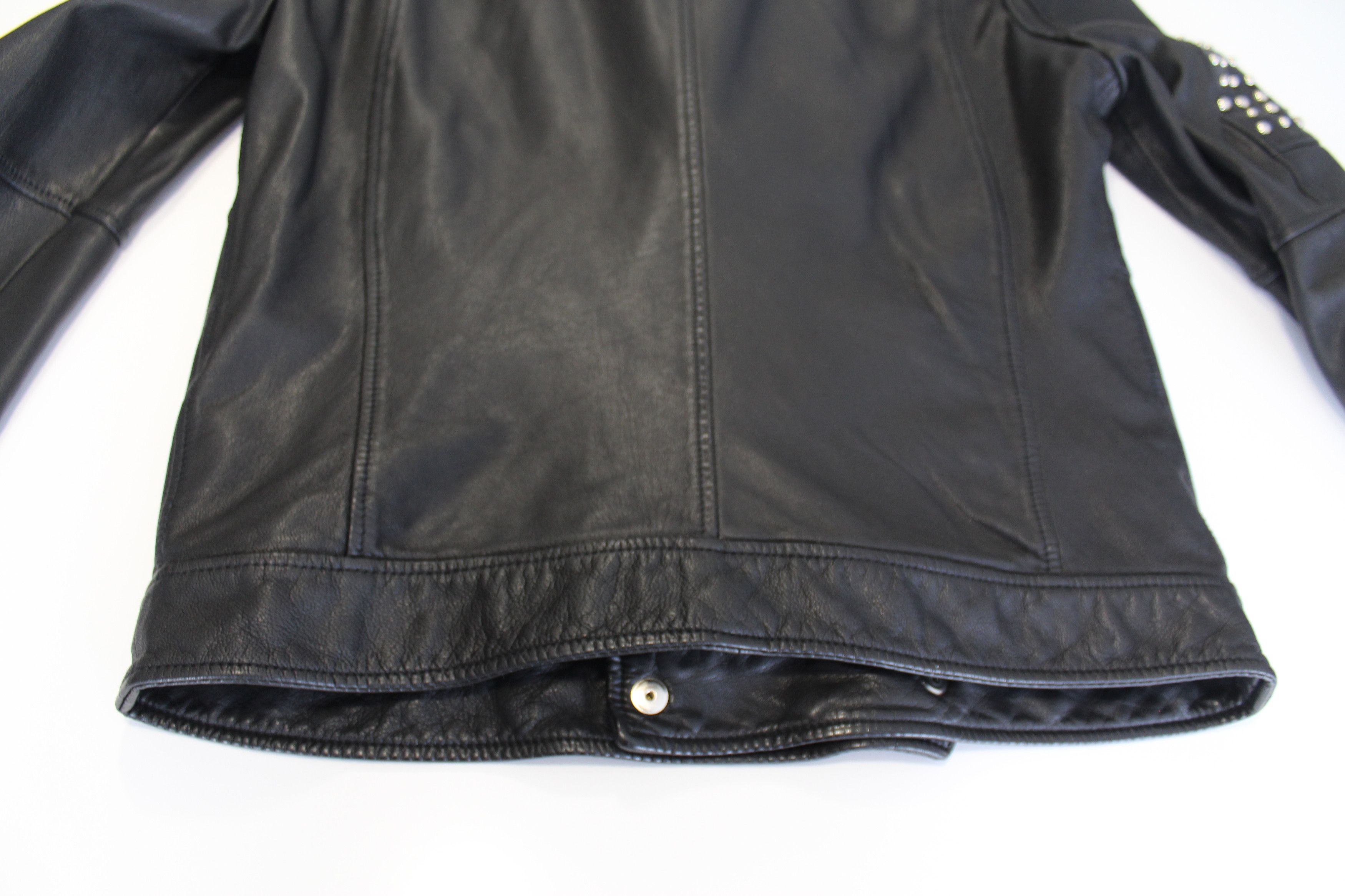 Just Cavalli Just Cavalli Leather Biker Jacket Size US M / EU 48-50 / 2 - 12 Thumbnail