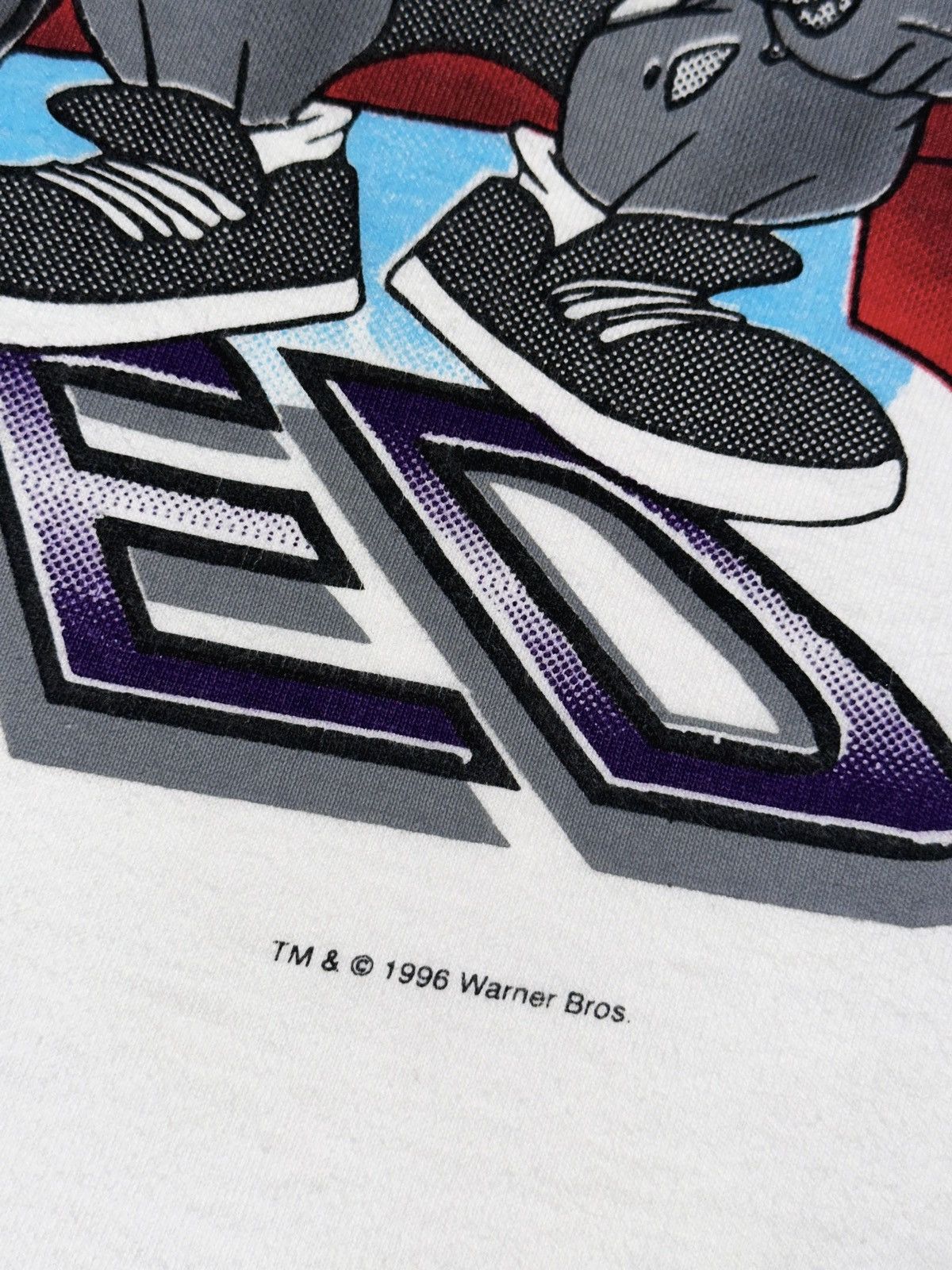 Disney VINTAGE 1996 SPACE JAM NO ALIENS ALLOWED Size US XL / EU 56 / 4 - 8 Thumbnail