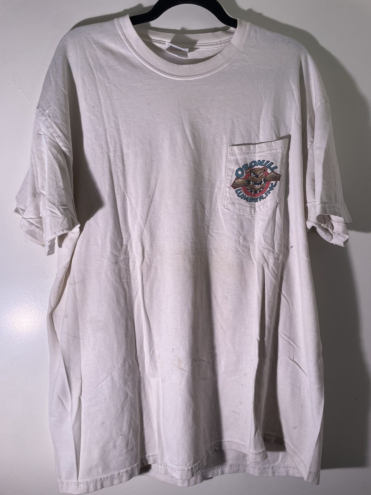 Vintage Y2K 2000’s VTG Vintage Oromill Lumber Inc Bulldog Dog Shirt Size US XL / EU 56 / 4 - 5 Thumbnail