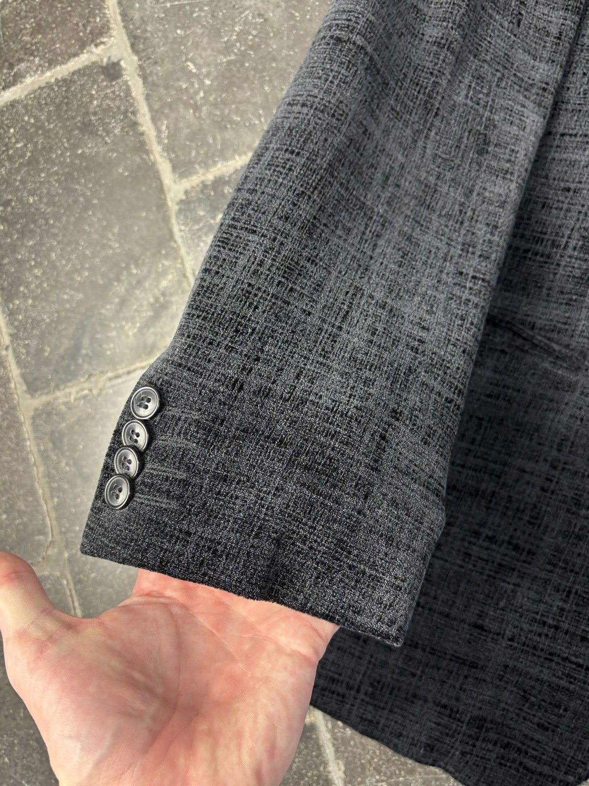 Emporio Armani F/W 2005 Emporio Armani Velvet Suit Jacket Vintage Velour 54 Size 54R - 12 Thumbnail