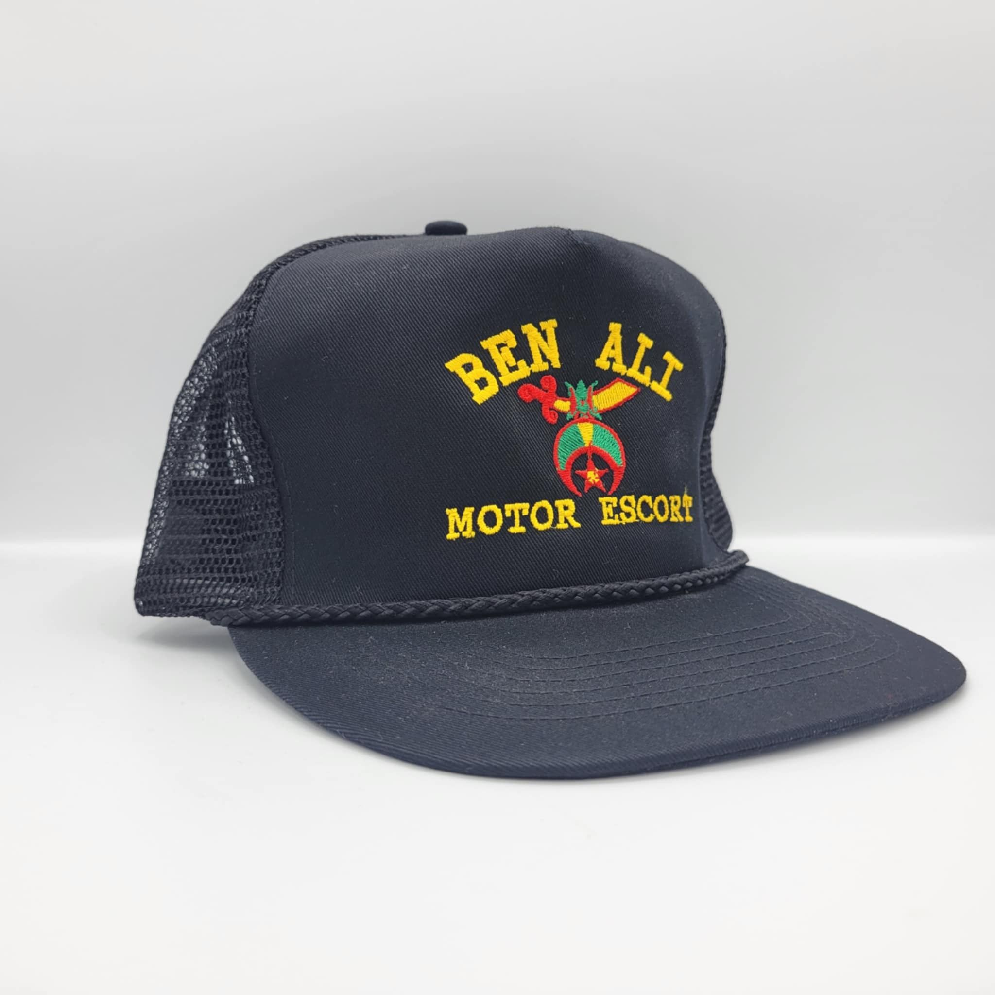 Otto × Vintage Ben Ali Shriners Vintage 80s Motor Escort Trucker Hat Size ONE SIZE - 4 Thumbnail