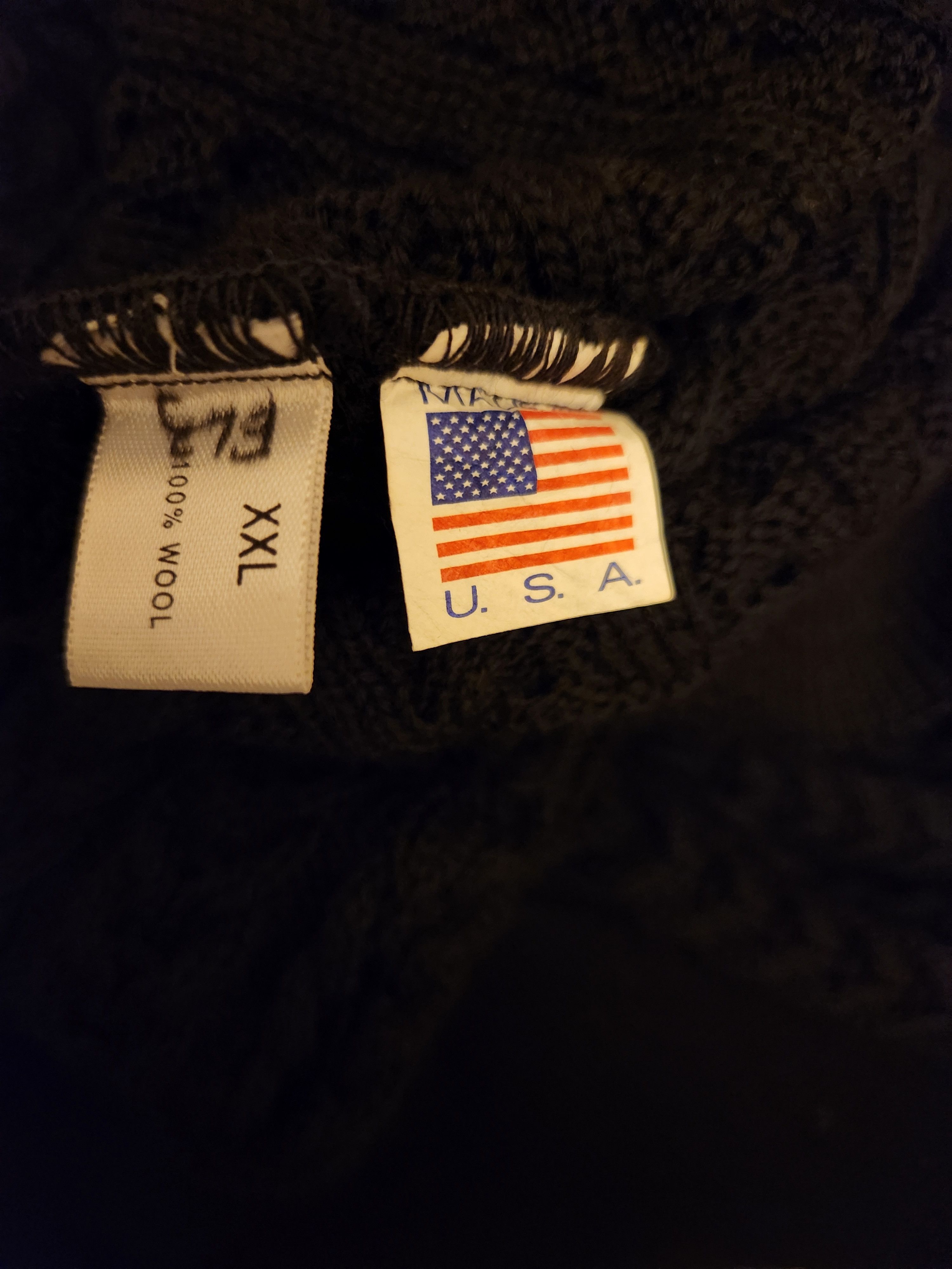 St. Croix Vintage Men's 100% Wool 1/4 Zip Cable Knit Pullover Sweater Size US XXL / EU 58 / 5 - 3 Thumbnail