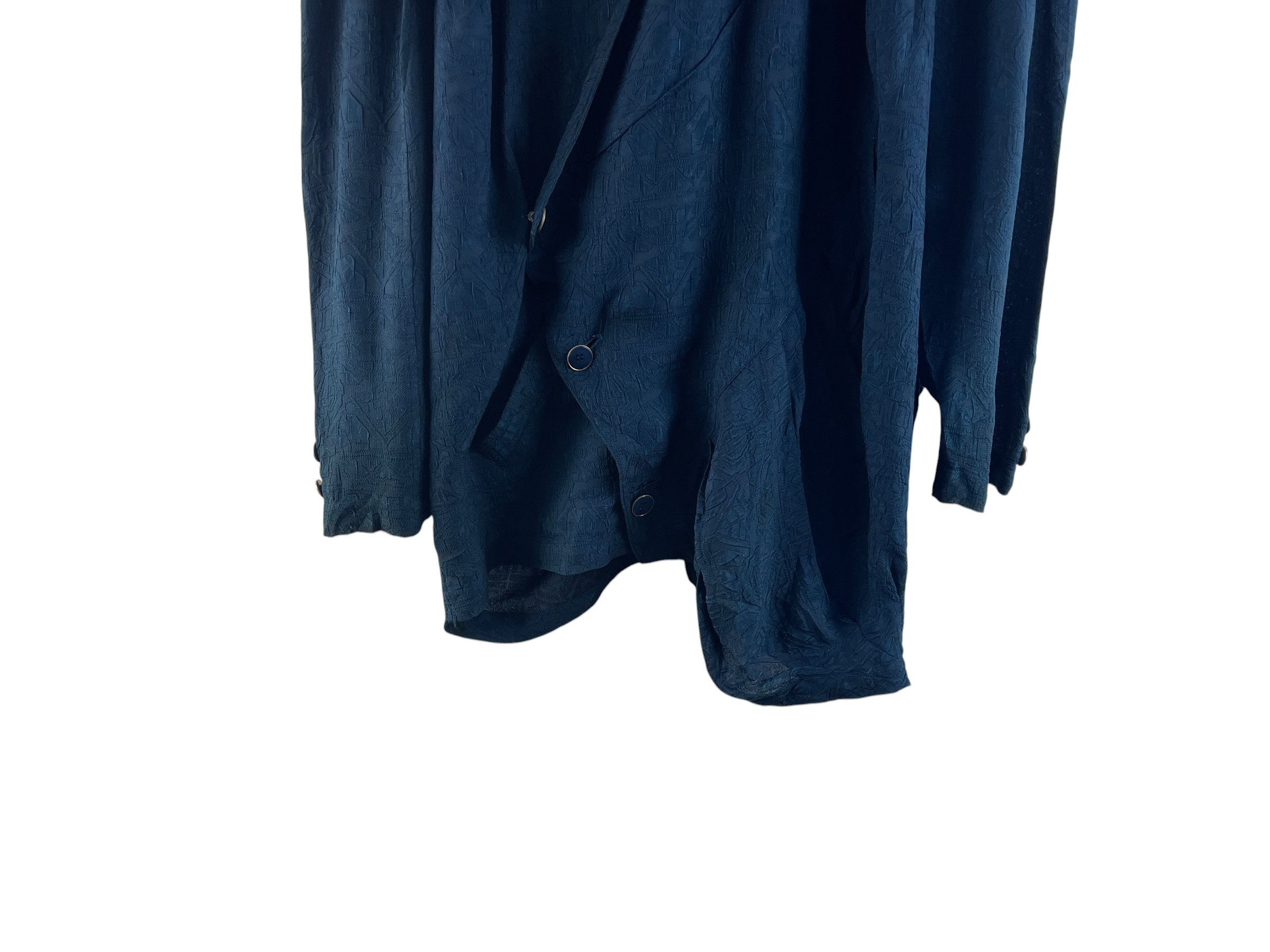 Japanese Brand Vintage Arrston Volaju by Kohshin Satoh Wrap Jacket Teal Size US L / EU 52-54 / 3 - 10 Thumbnail
