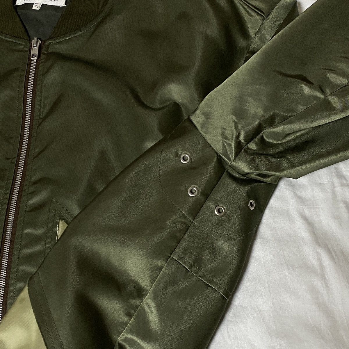 Maison Margiela Margiela Military Split Hem Bomber Jacket 2018ss Size US M / EU 48-50 / 2 - 4 Thumbnail