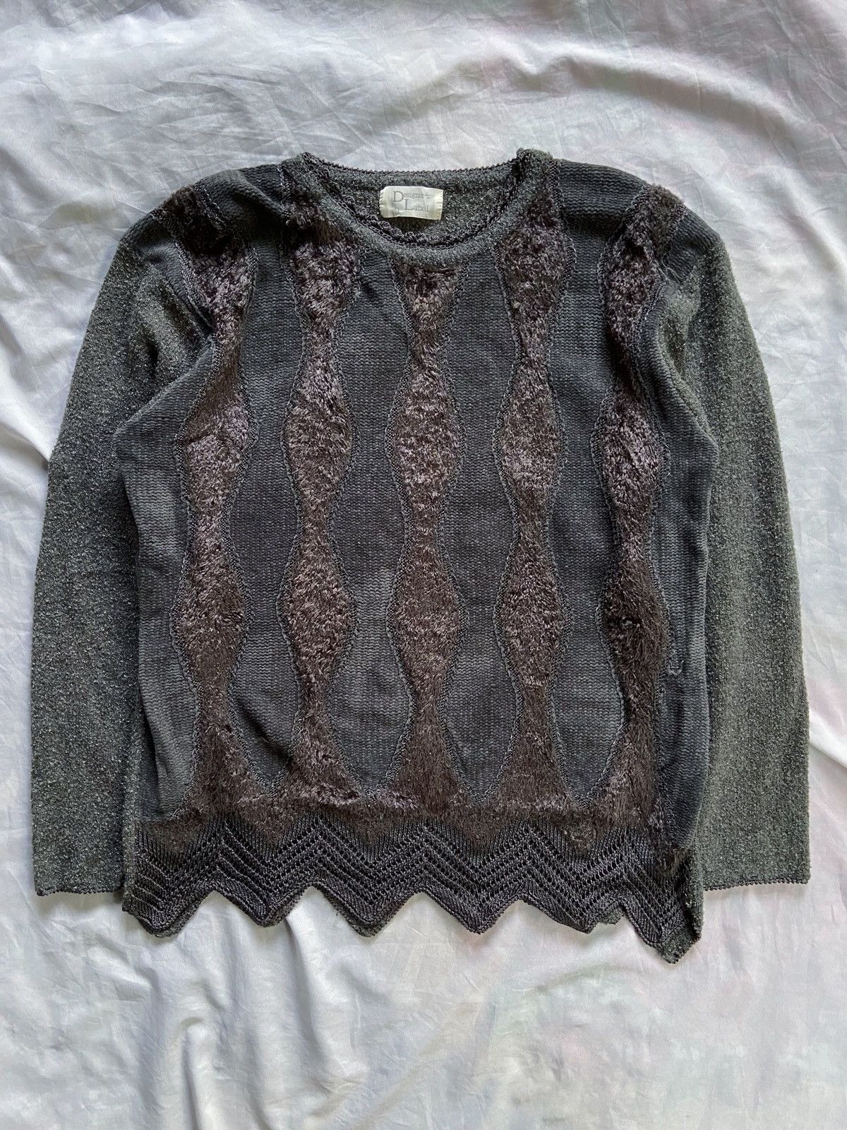 ICHIOKU JAPAN DESIGNER'S LABEL PATTERN KNIT
