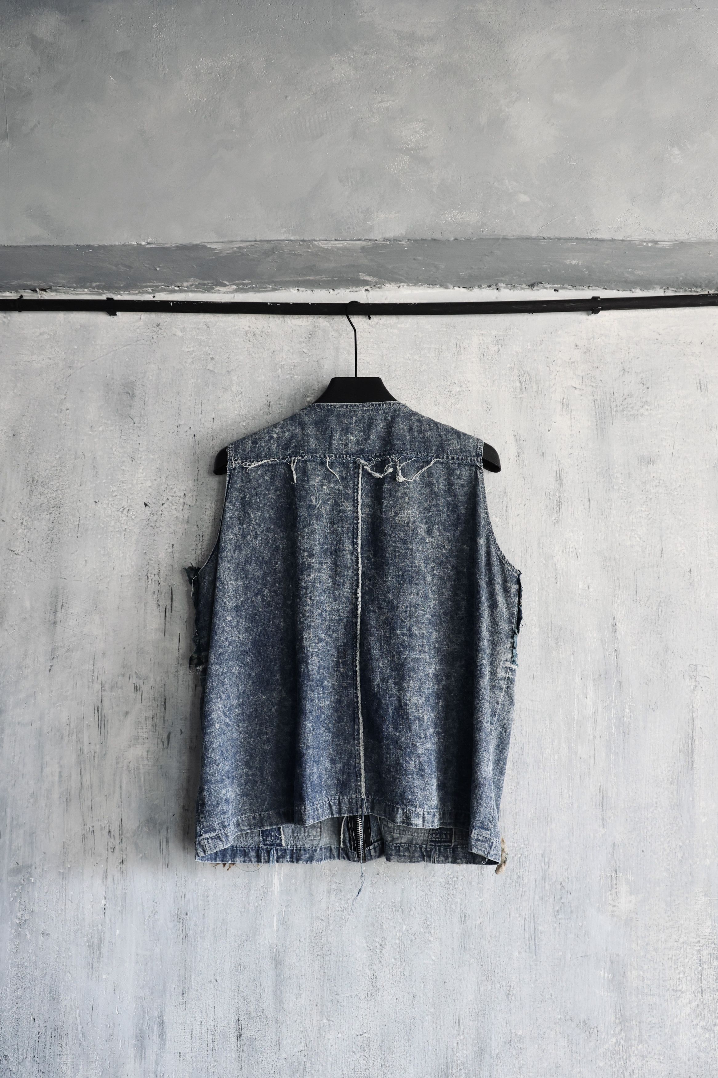 Hana Indigo Denim vest Boro the vintage japan textiles Size US S / EU 44-46 / 1 - 5 Thumbnail