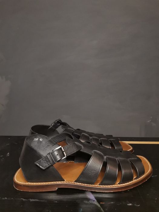 Silvano Sassetti Silvano Sasetti Black Gladiator Sandals | Grailed